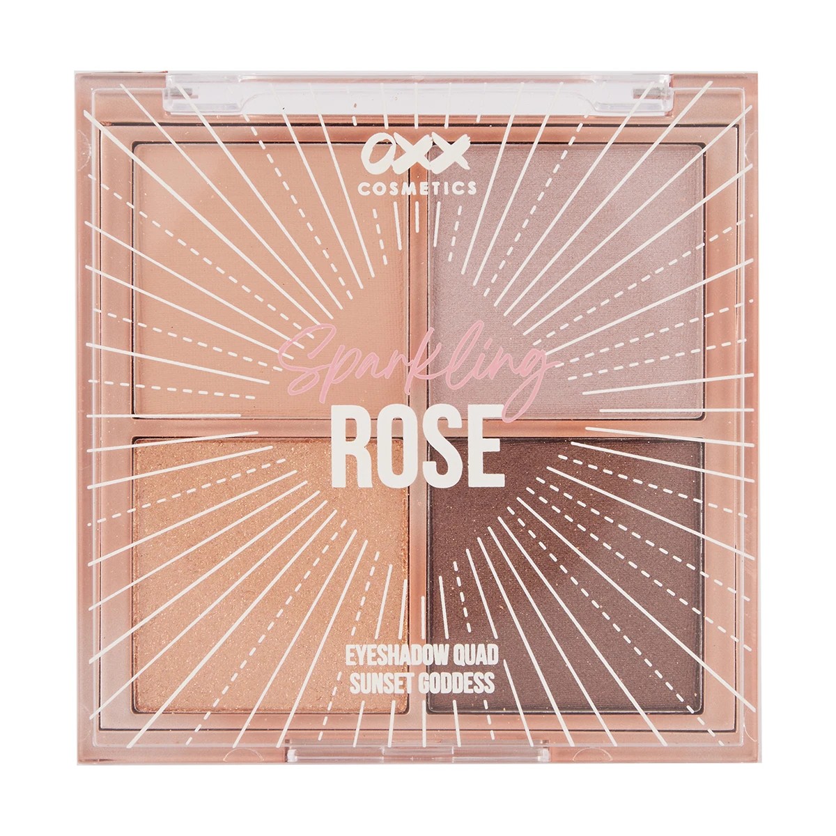 1 OXX Cosmetics Sparkling Rose Eyeshadow Quad Set - Sunset Goddess, 1 of 7