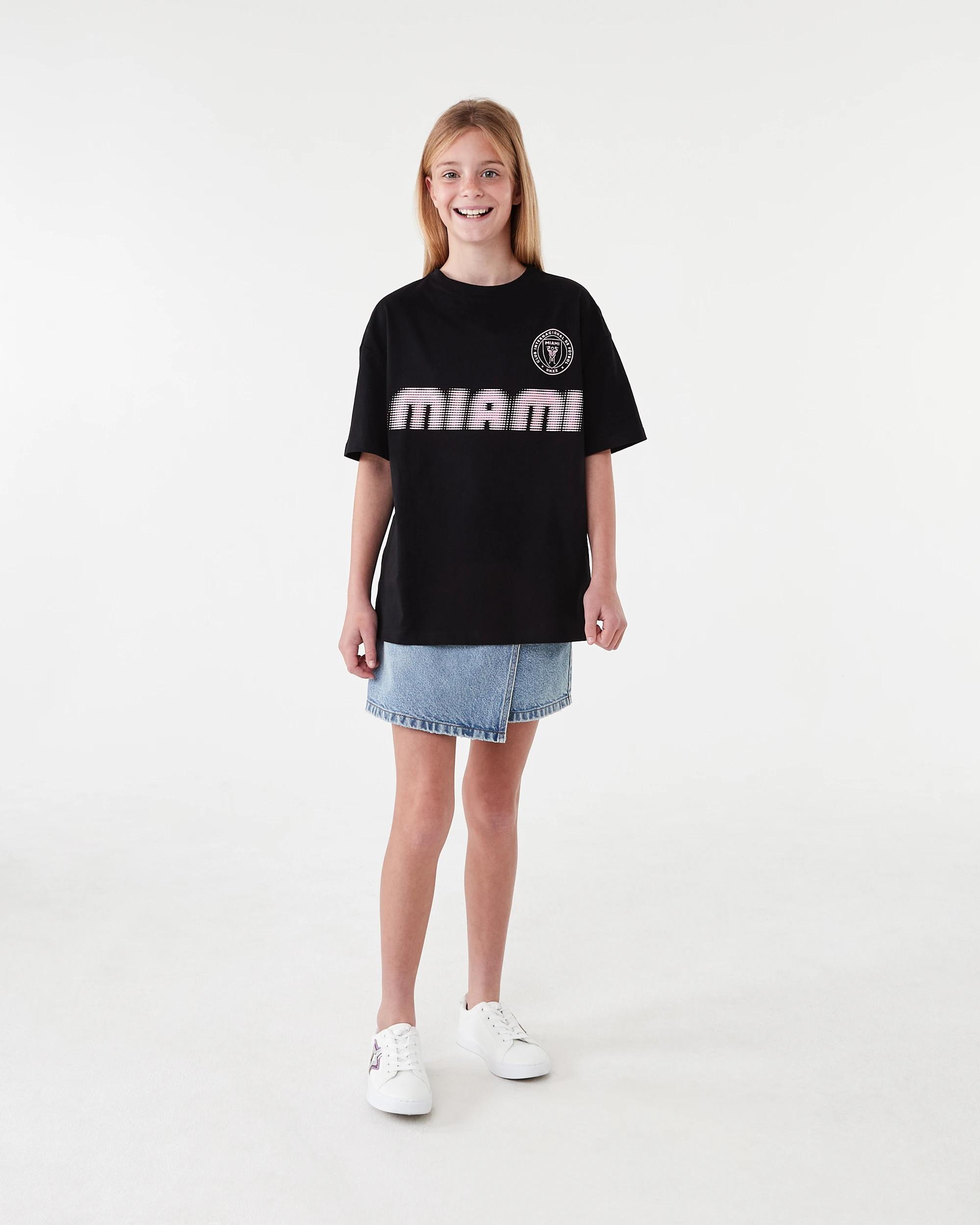5 Official Inter Miami Youth T-shirt INTER MIAMI BLACK, 5 of 6