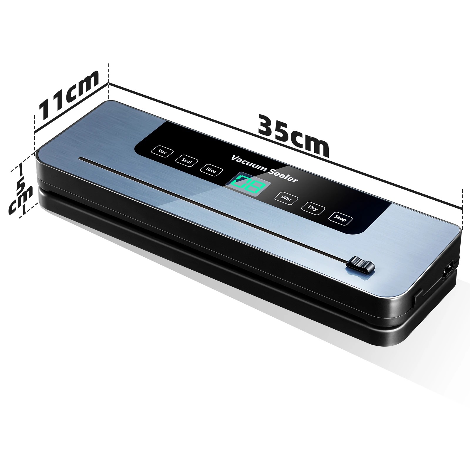 4 Ausway Kitchen Vacuum Sealer Dry Wet Food  80Kpa 120W, 4 of 6