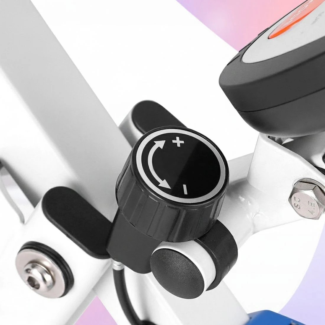 6 Artiss Under Desk Exercise Bike with 140cm Automatic Standing Desk Magnetic Resistance - Multi, 6 of 7