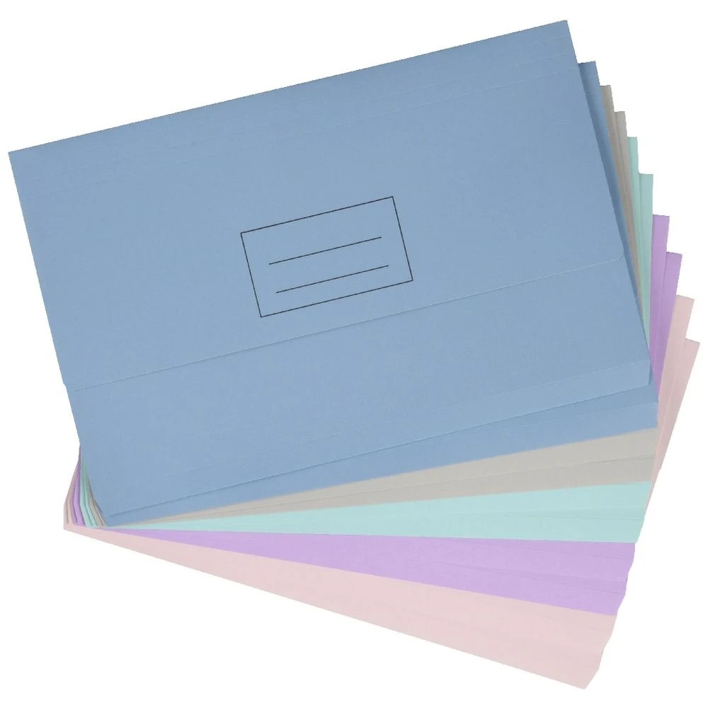 4 Otto Manila Document Wallets Foolscap 10 Pack, 4 of 4