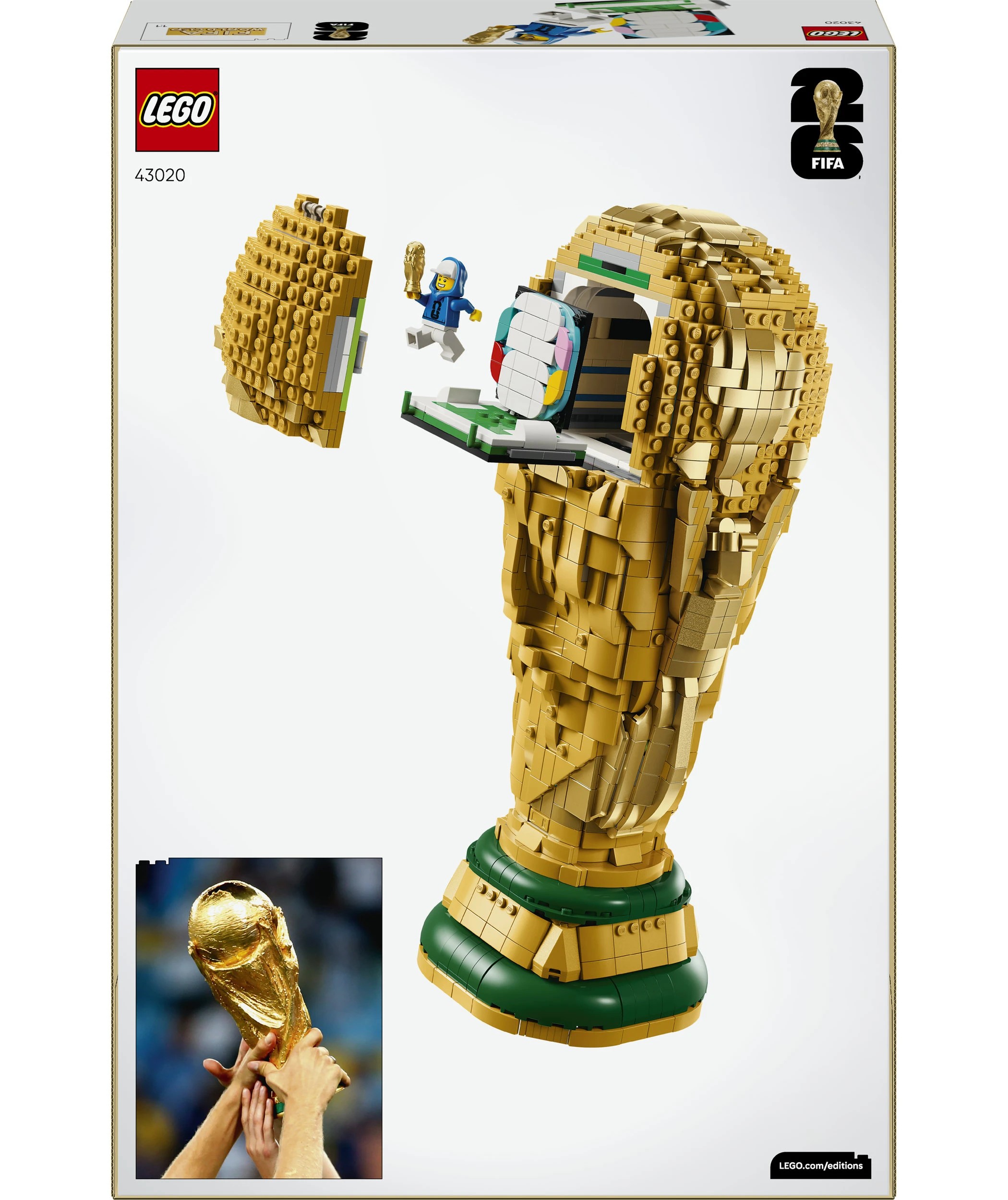 10 LEGO Editions Football FIFA World Cup Official Trophy 43020, 10 of 10