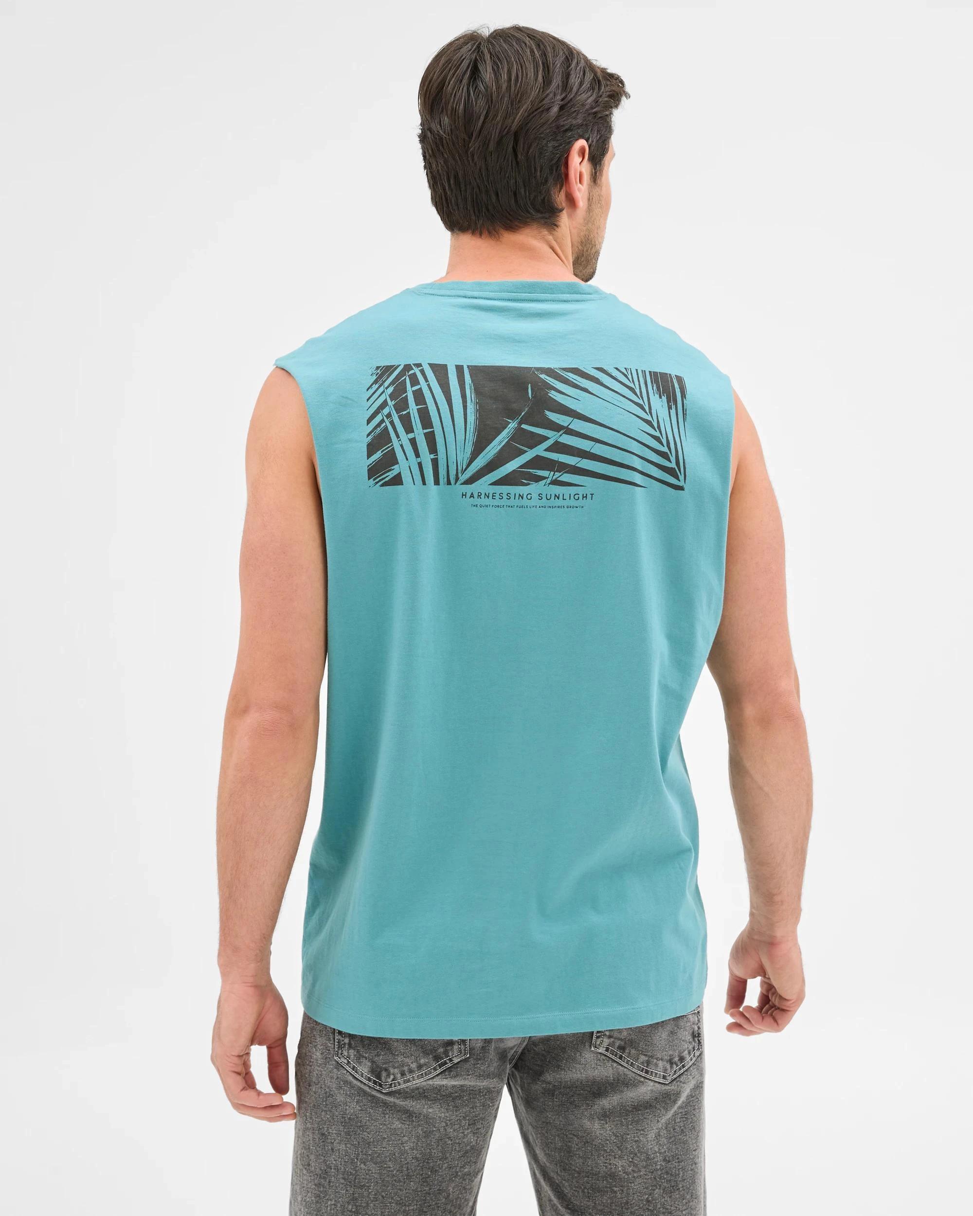 4 Target Australian Cotton Tank Top TEAL, 4 of 5