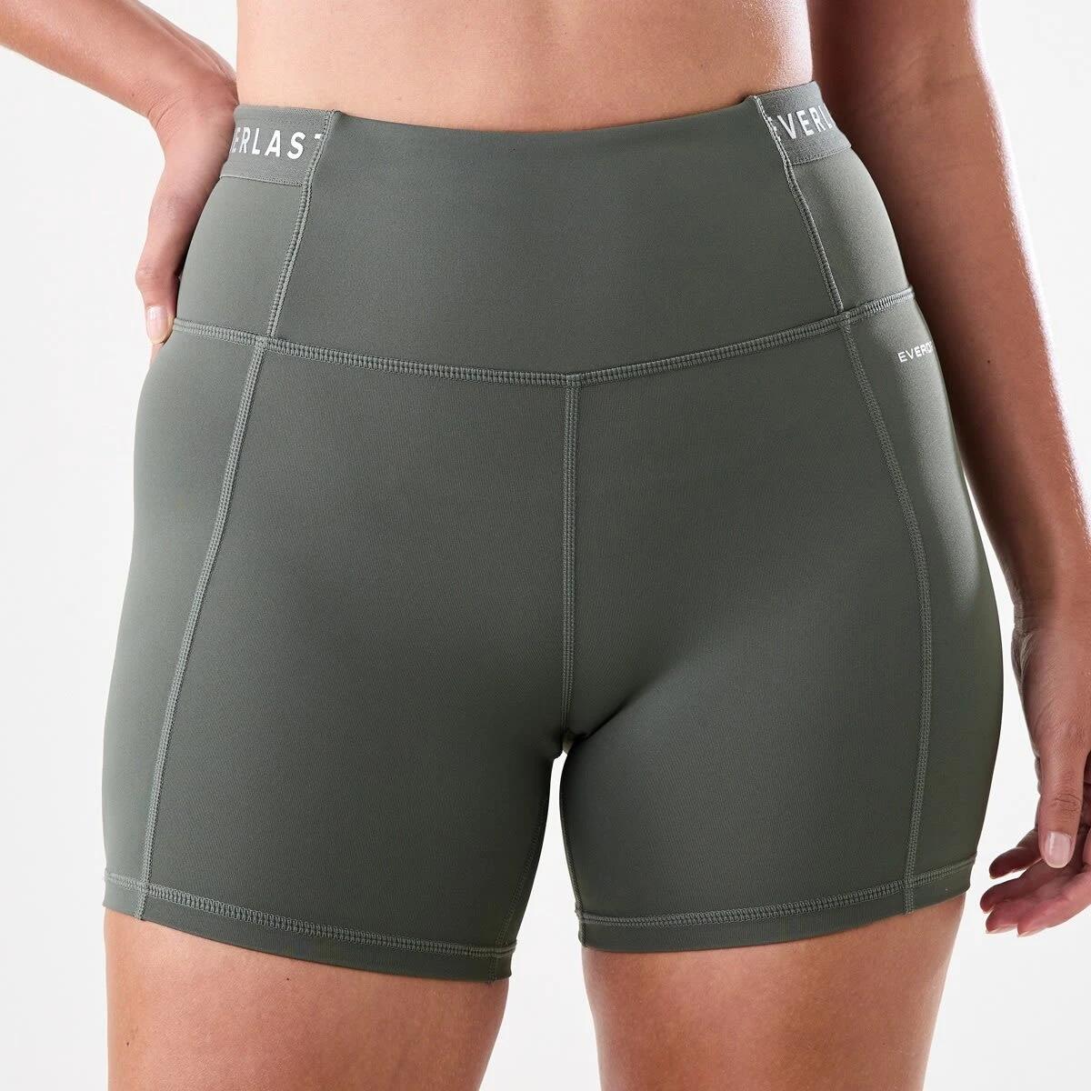 1 Everlast Womens Bike Shorts Olive, 1 of 5