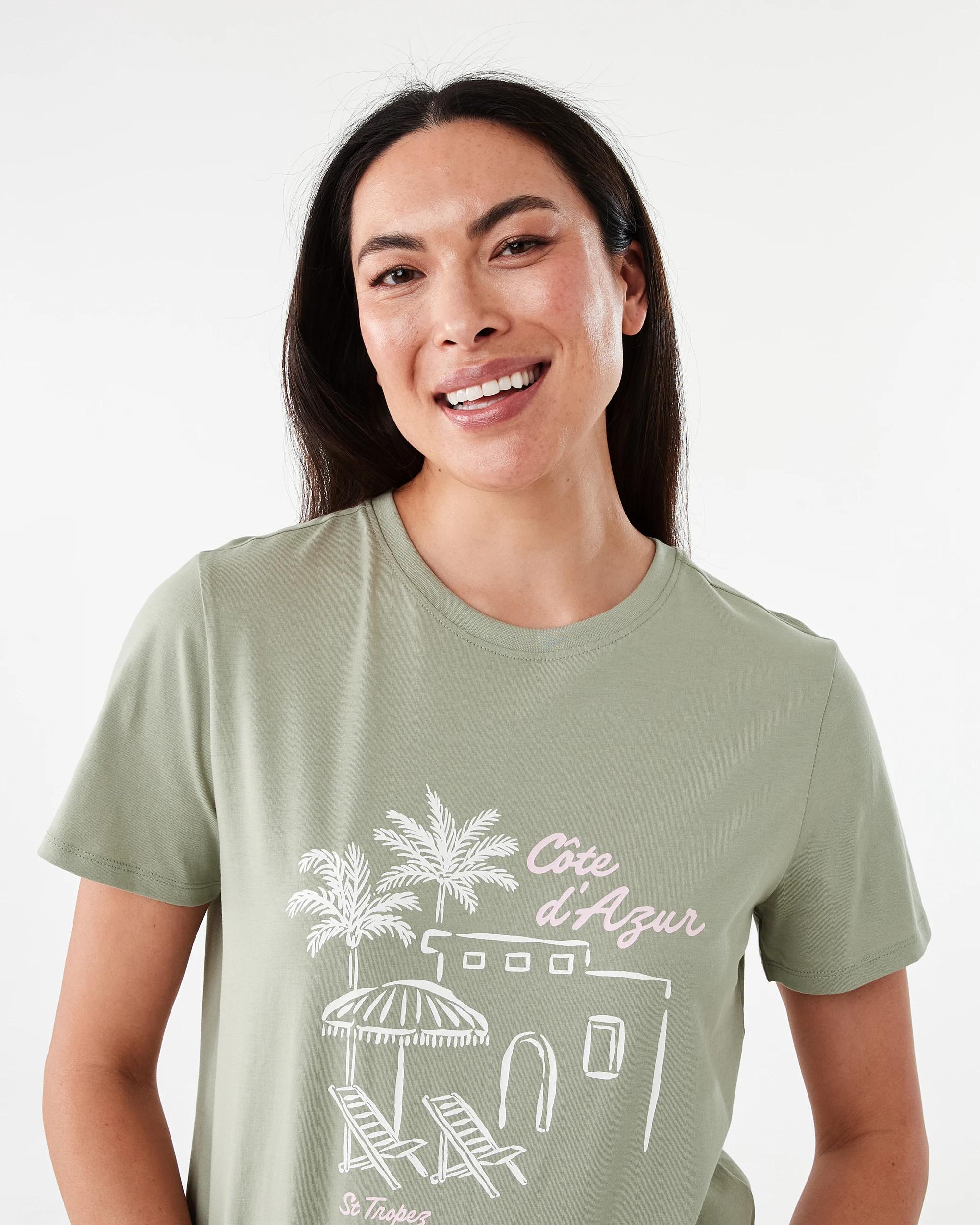 4 Short Sleeve Printed T-shirt Cote Dazur, 4 of 6