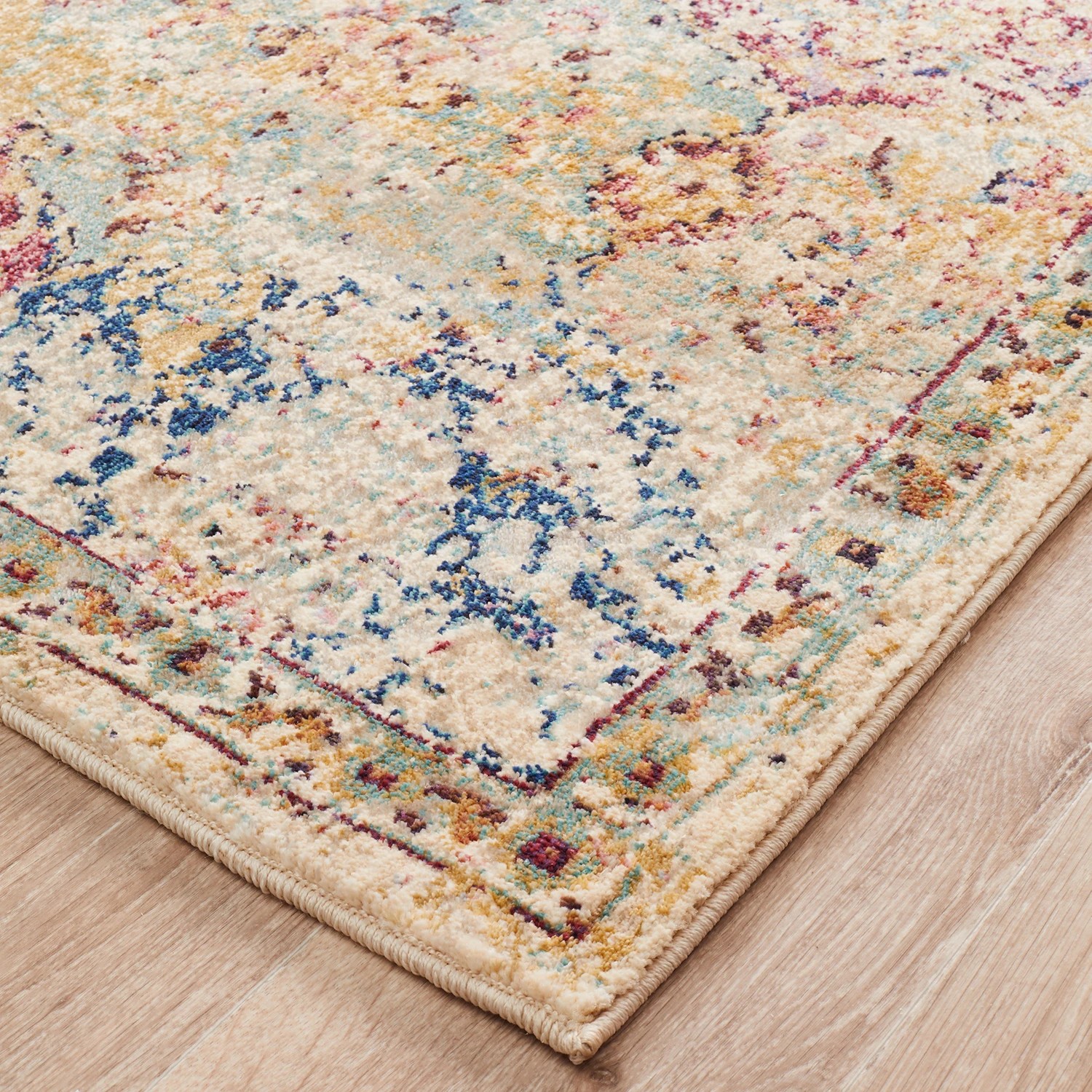 3 Common Ground Rugs Isadora 259 400x300cm - Extra Extra Large Power Loomed Pet Friendly Floor Rug - Natural, 3 of 7