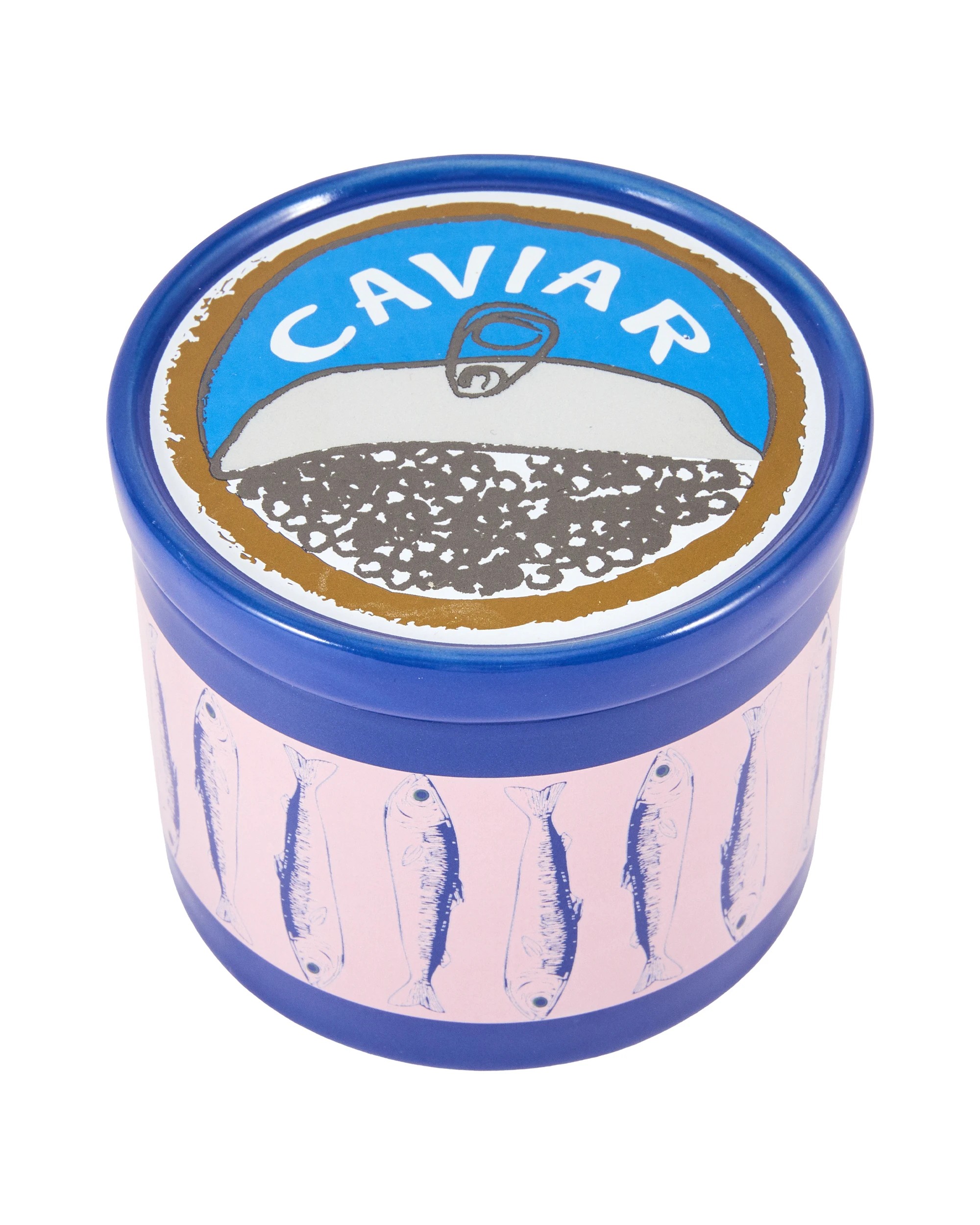 1 Caviar Tin Ceramic Candle, 1 of 6