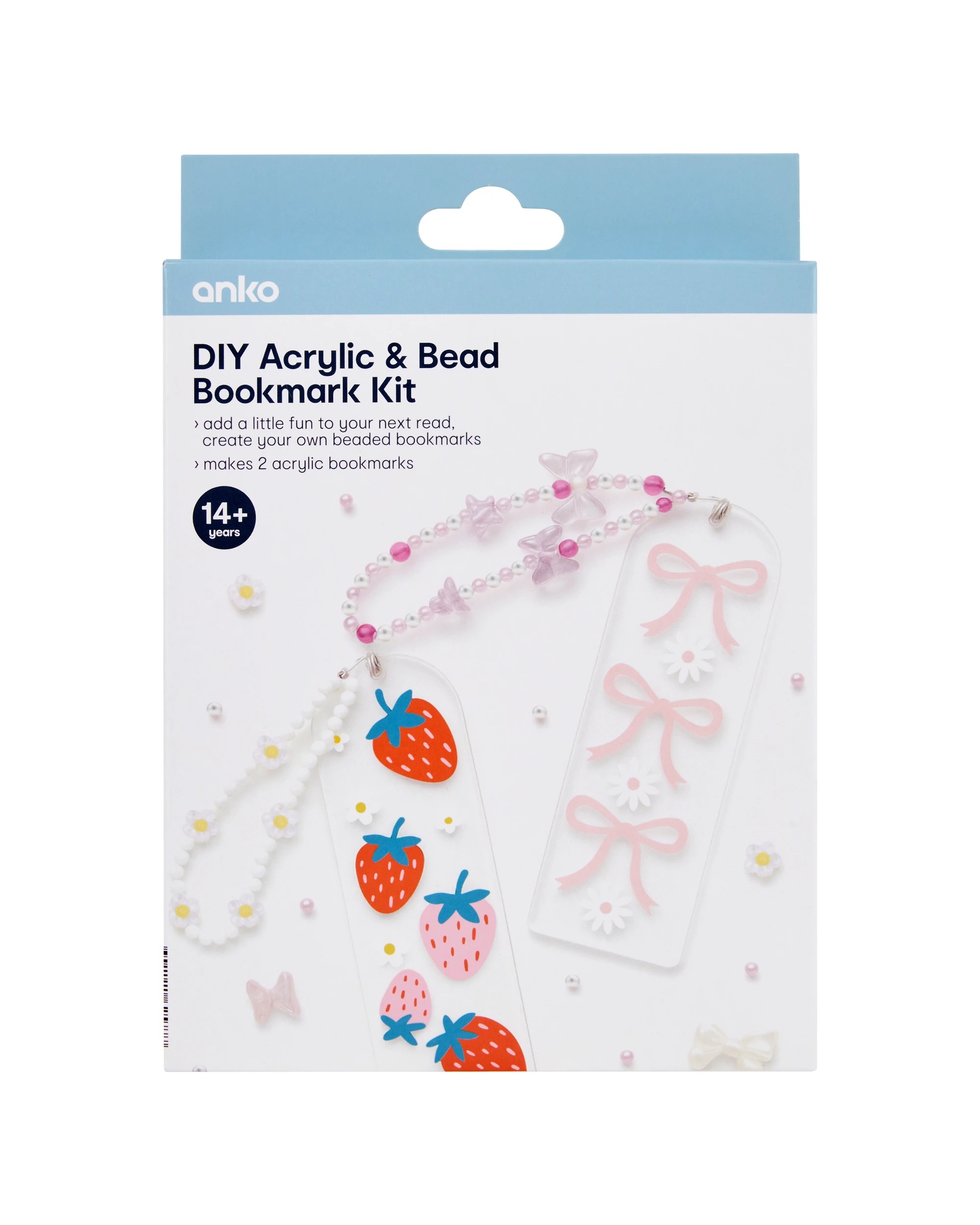 1 DIY Acrylic and Bead Bookmark Kit, 1 of 3