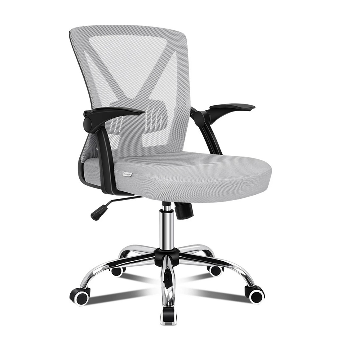1 Alfordson Mesh Office Chair Executive Fabric Seat Gaming Racing Tilt Computer - Grey, 1 of 10