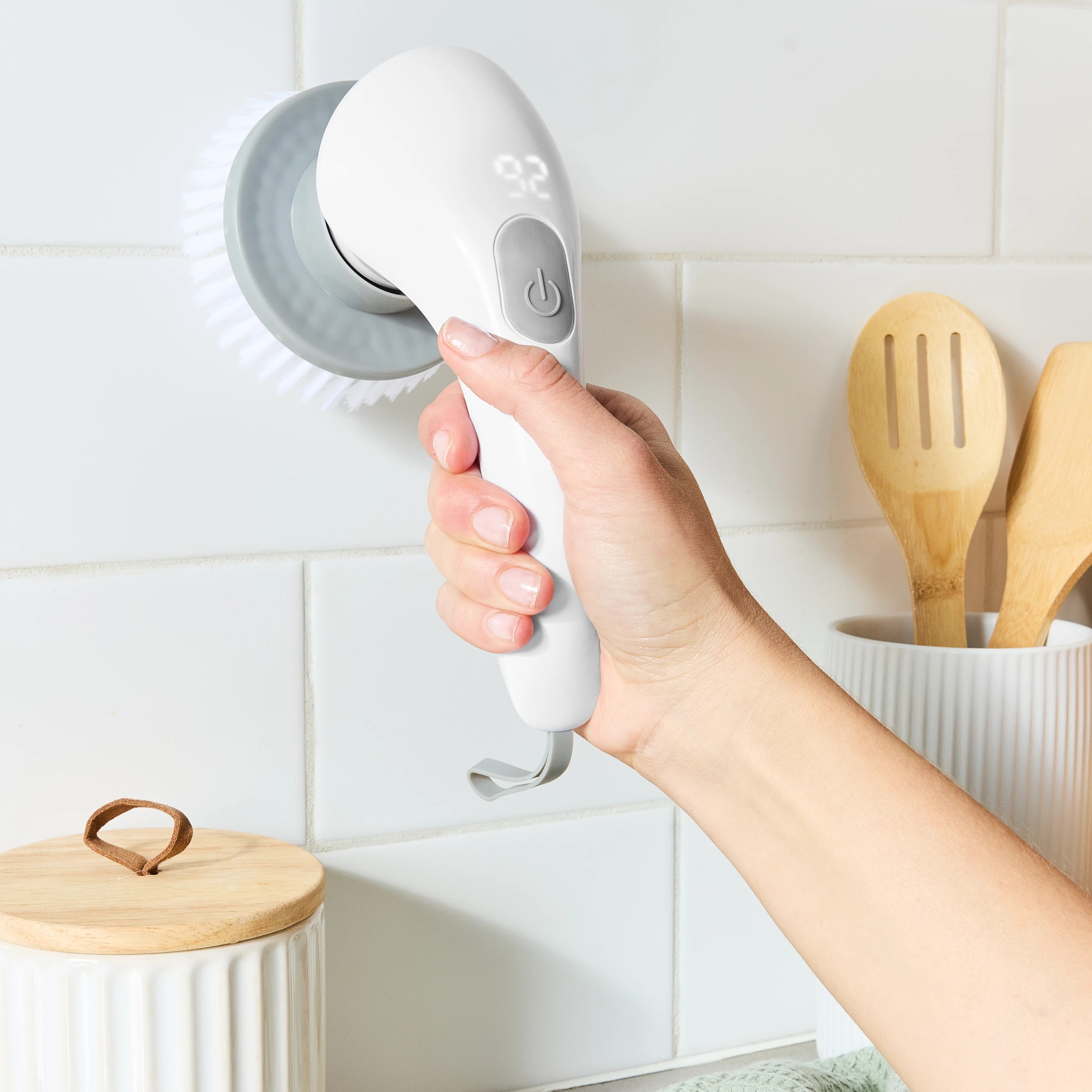 2 Multipurpose Scrubber - White and Grey, 2 of 10