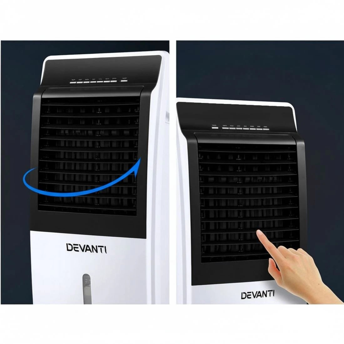 6 Devanti Evaporative Air Cooler Fan Conditioner 8L - White, 6 of 8