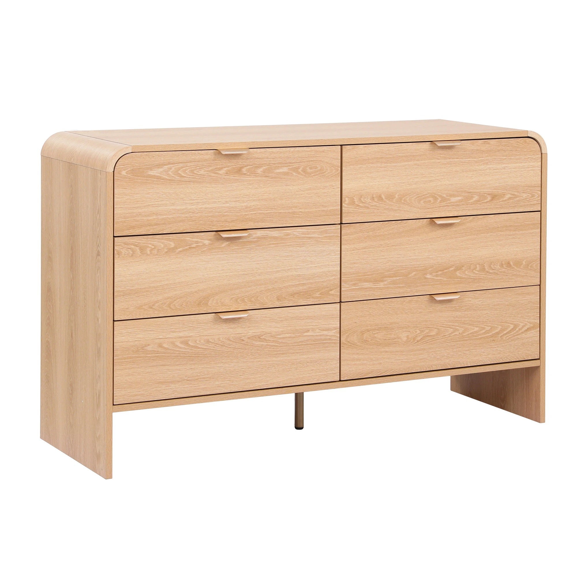 1 Artiss 6 Chest of Drawers Dresser Cabinet - Natural, 1 of 3