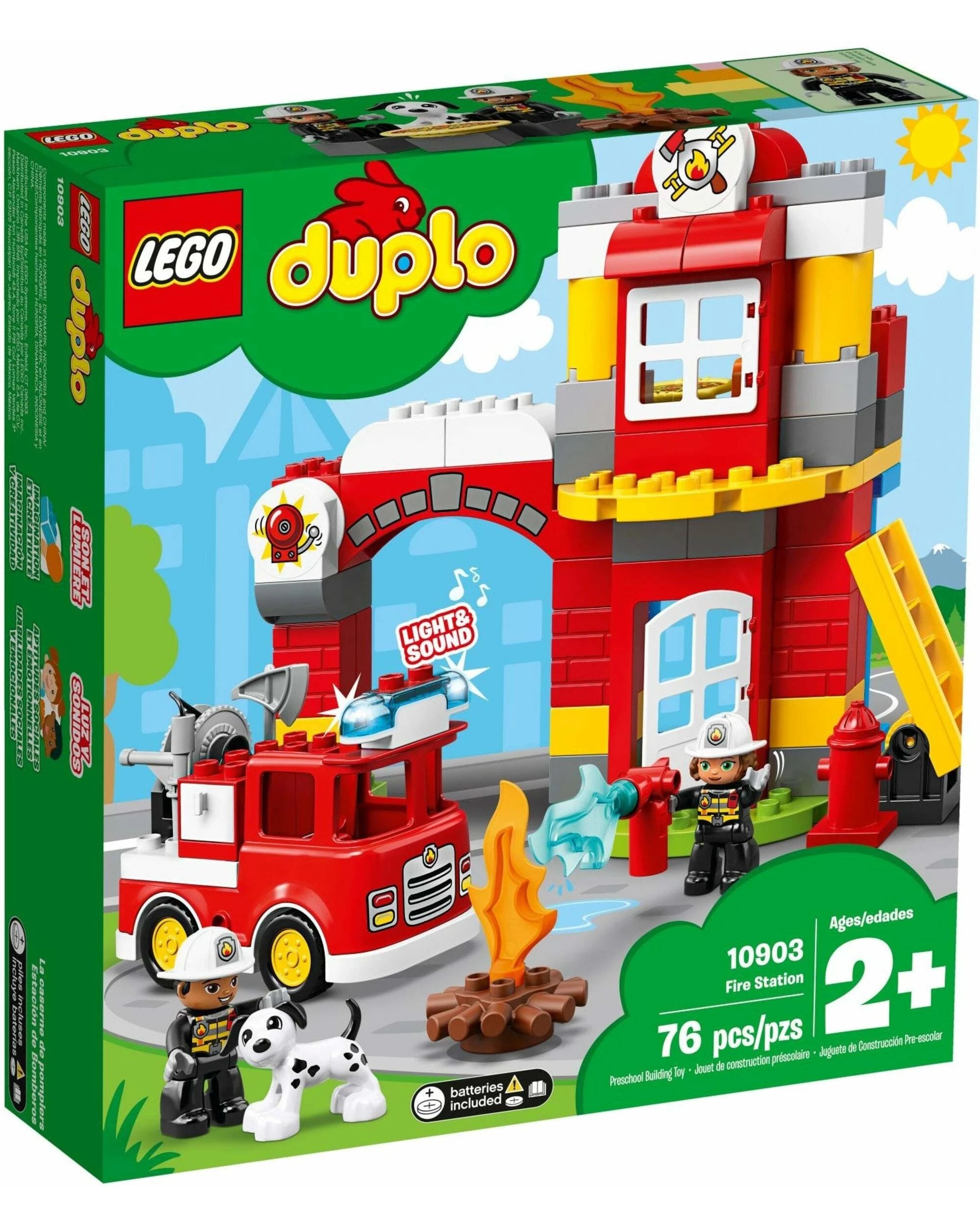 1 LEGO 10903 Fire Station & Fire Truck with Lights & Siren, 1 of 3