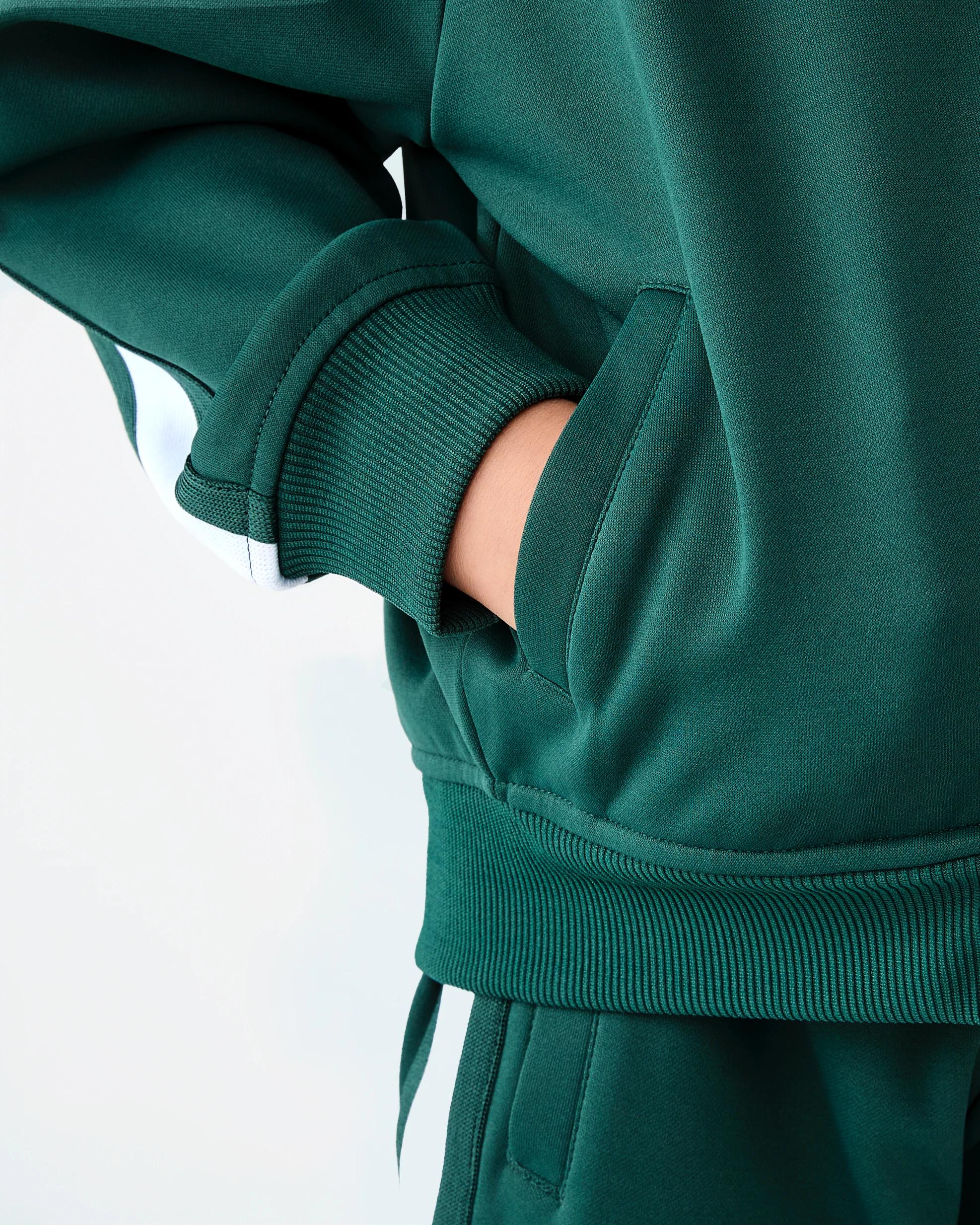 7 Tricot Zip Through Jacket Grn Varsit, 7 of 10