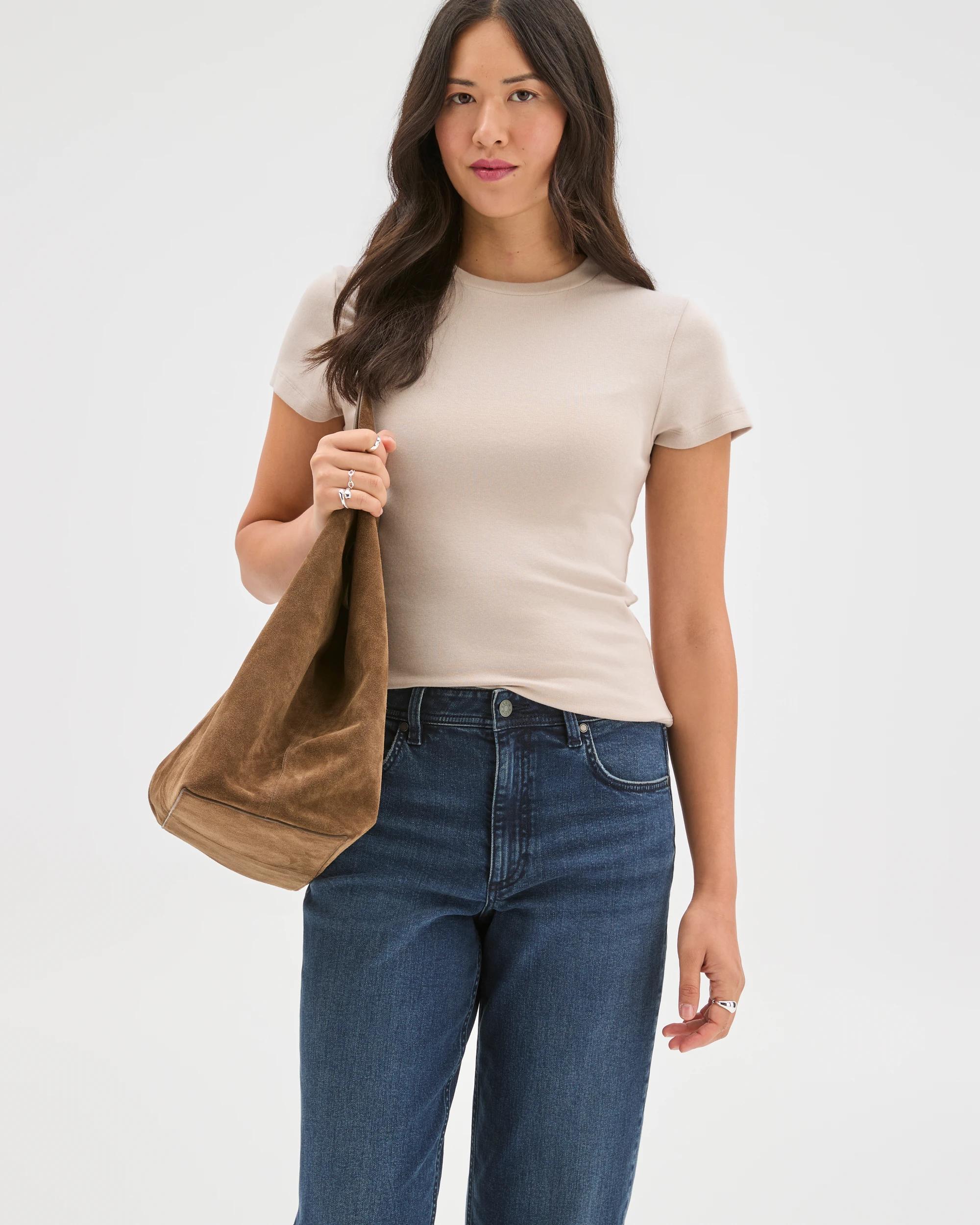 2 Target Denim Mid Rise Courtney Girlfriend Denim Jeans MOONLIGHT, 2 of 7