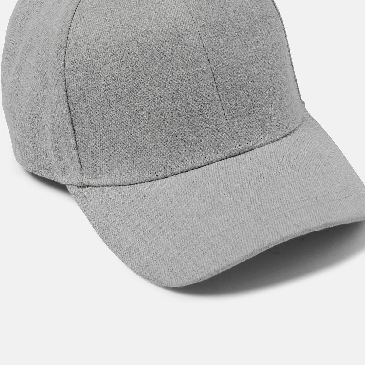 3 Heavy Twill Baseball Cap Lt Grey, 3 of 4