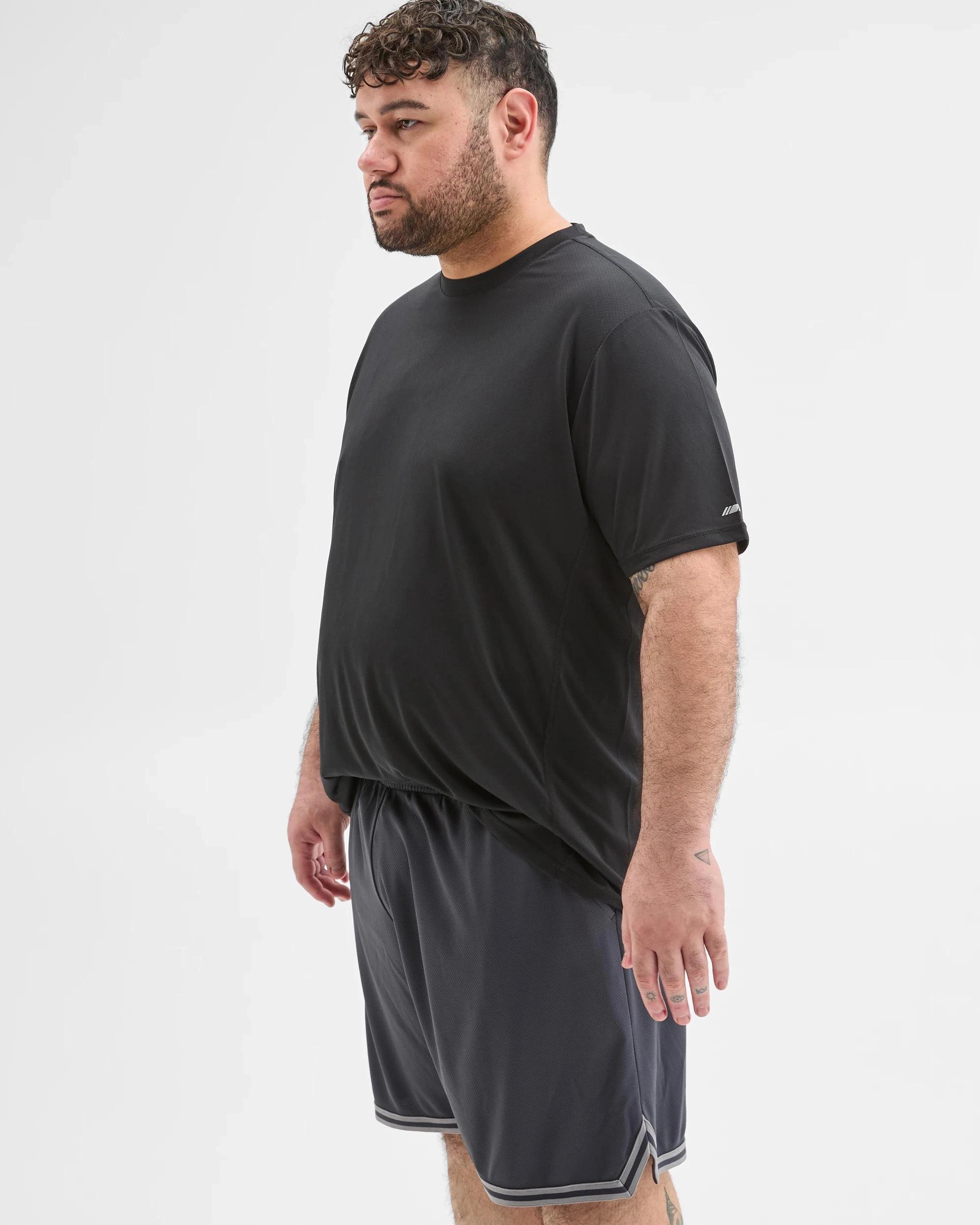5 Target Plus Size Active Basketball Shorts GUNMETAL, 5 of 6