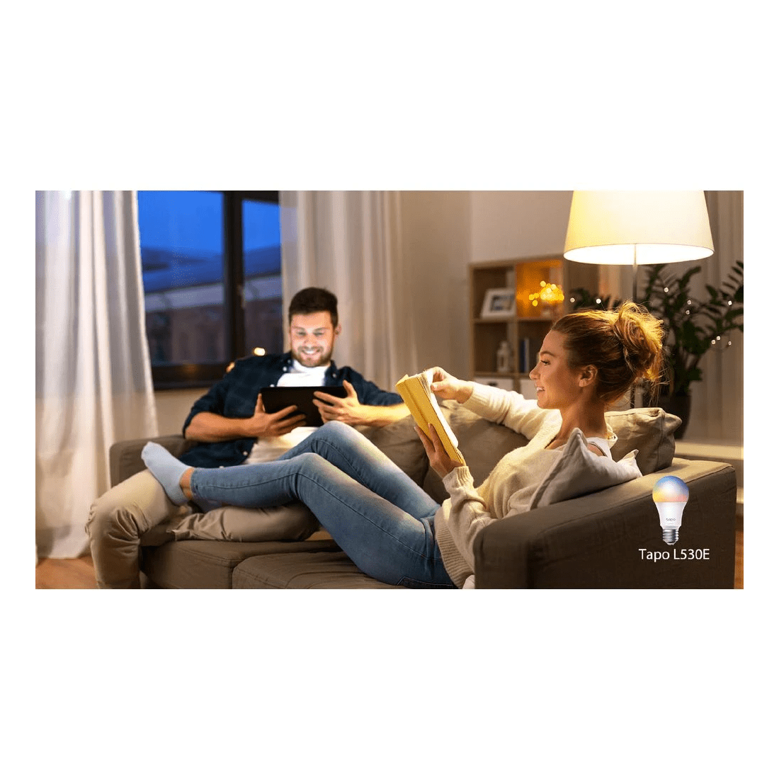 3 TP-Link Tapo Multicolour WiFi Matter Smart Bulb E27 Base, 3 of 4