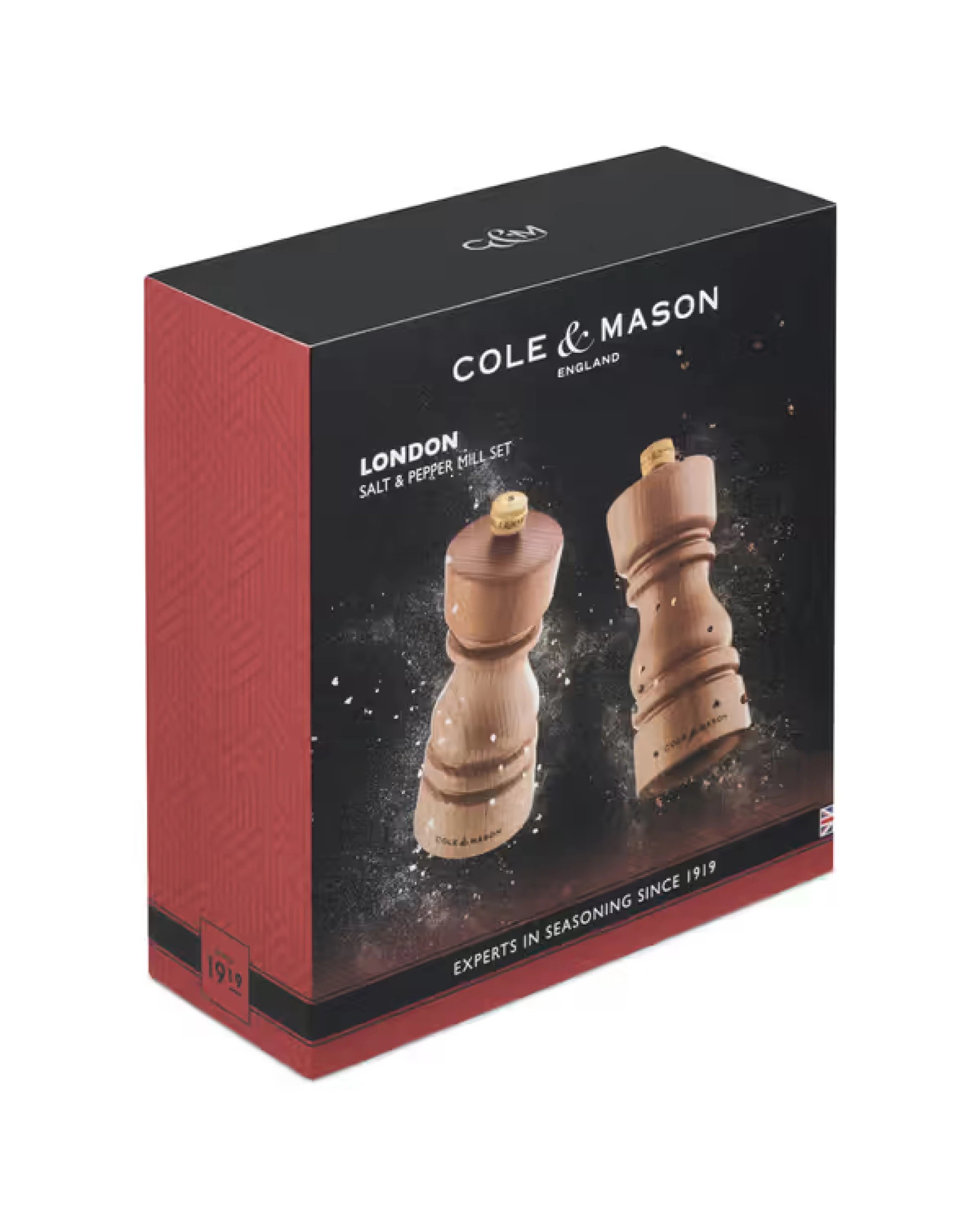 3 Cole & Mason London Salt & Pepper Shaker Mill Gift Set - Natural Beech - 130mm, 3 of 9