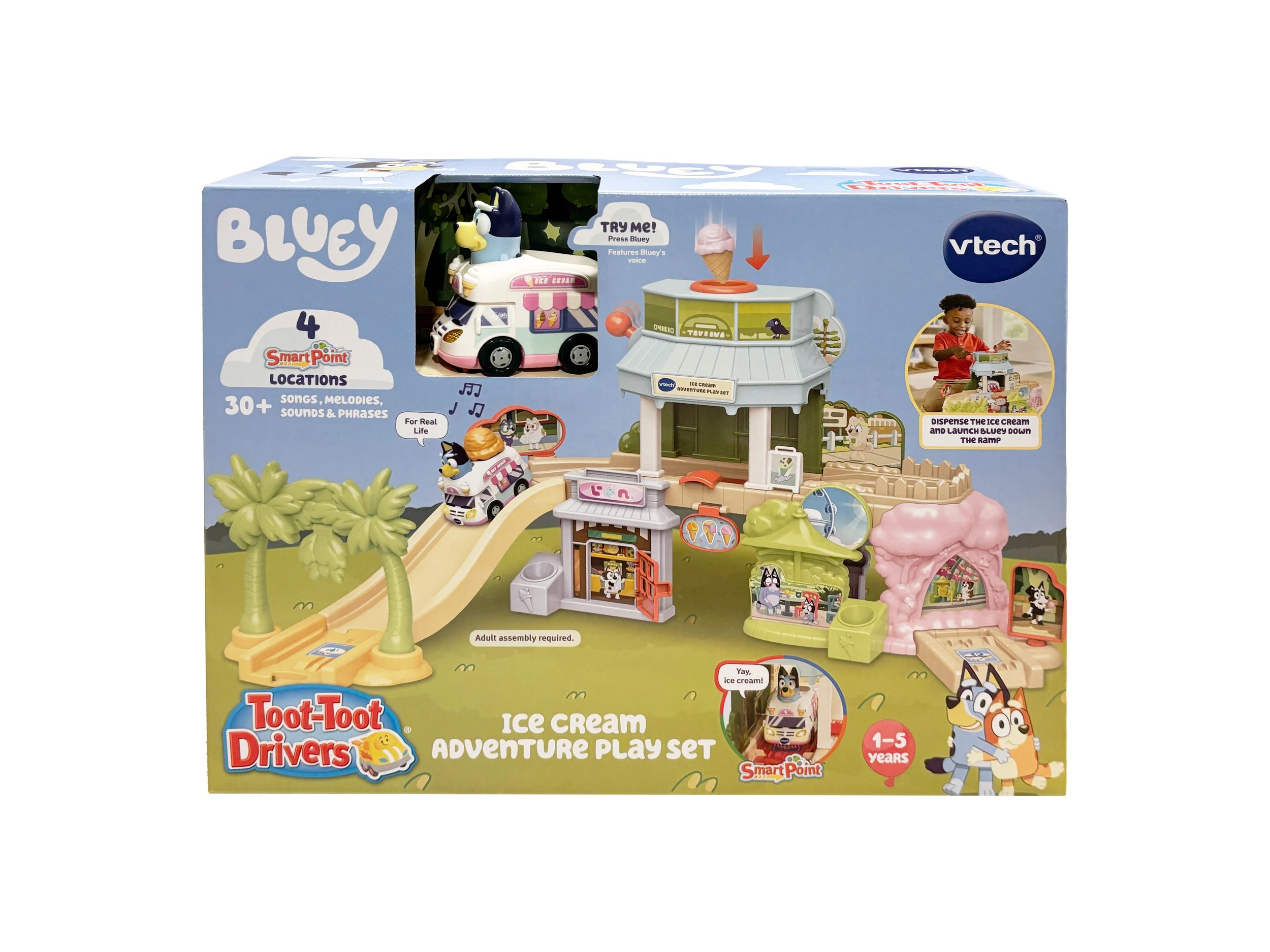 1 VTech Bluey Toot-Toot Drivers Ice Cream Adventure Play Set, 1 of 6