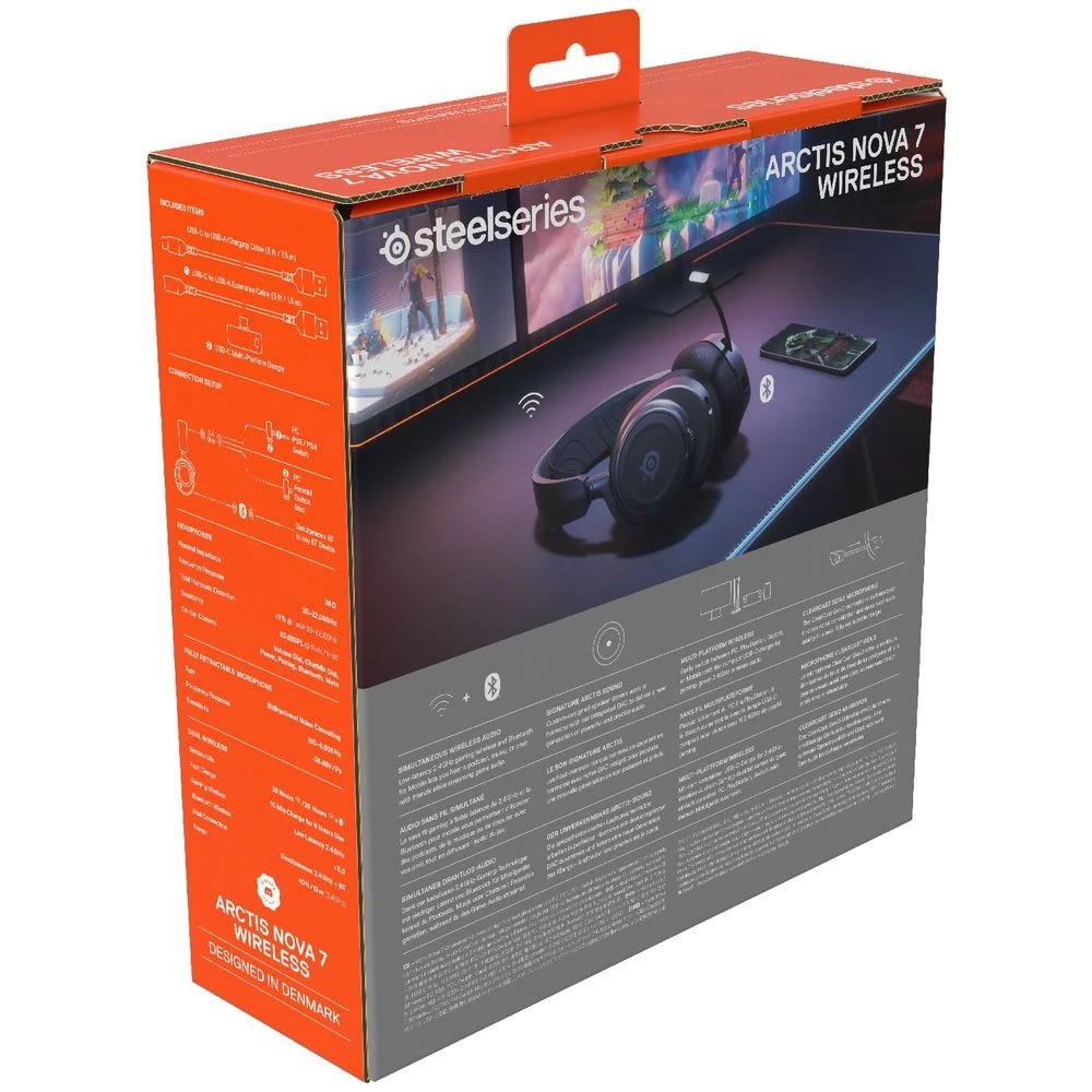 8 SteelSeries Arctis Nova 7 Black Wireless Headset
 - Black, 8 of 8