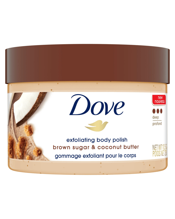 Dove Exfoliating Body Polish 298g - Brown Sugar and Coconut Butter
