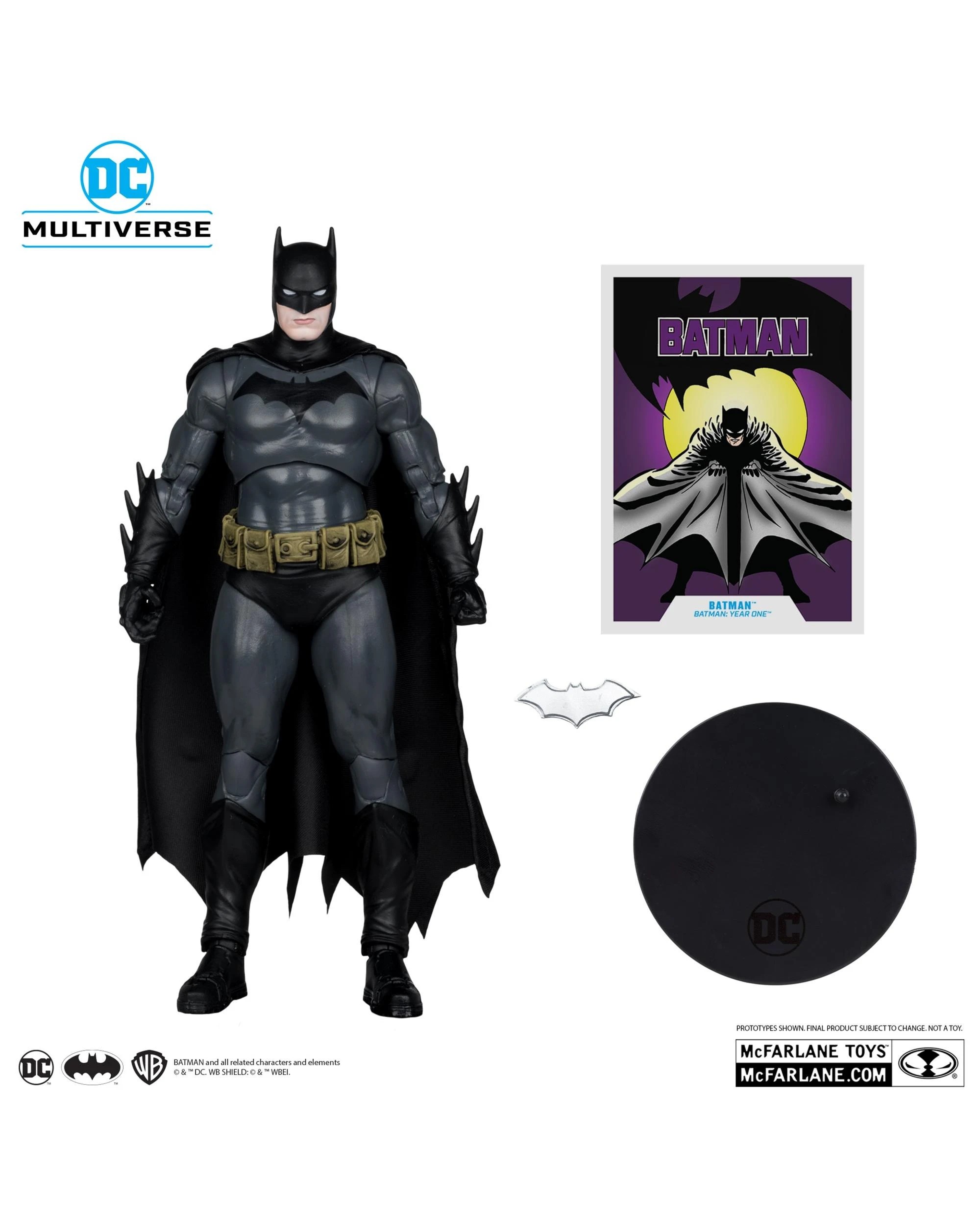 2 DC Multiverse Gold Label Batman Year One Part Four Batman 7 inch Figure, 2 of 9