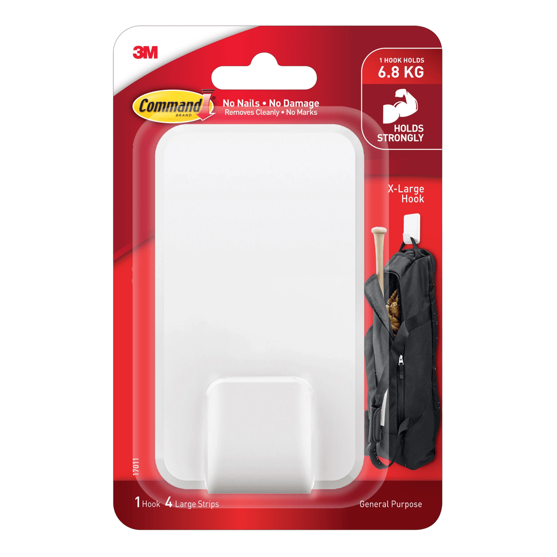 1 3M Command Mega Utility Extra Large Hook, 1 of 3