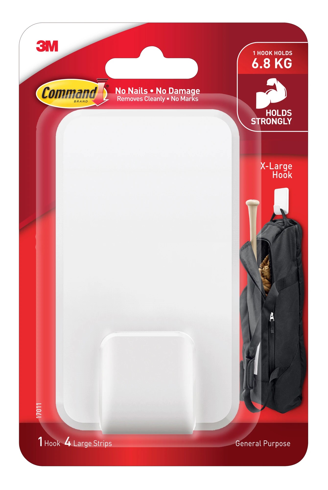 1 3M Command Mega Utility Extra Large Hook, 1 of 3