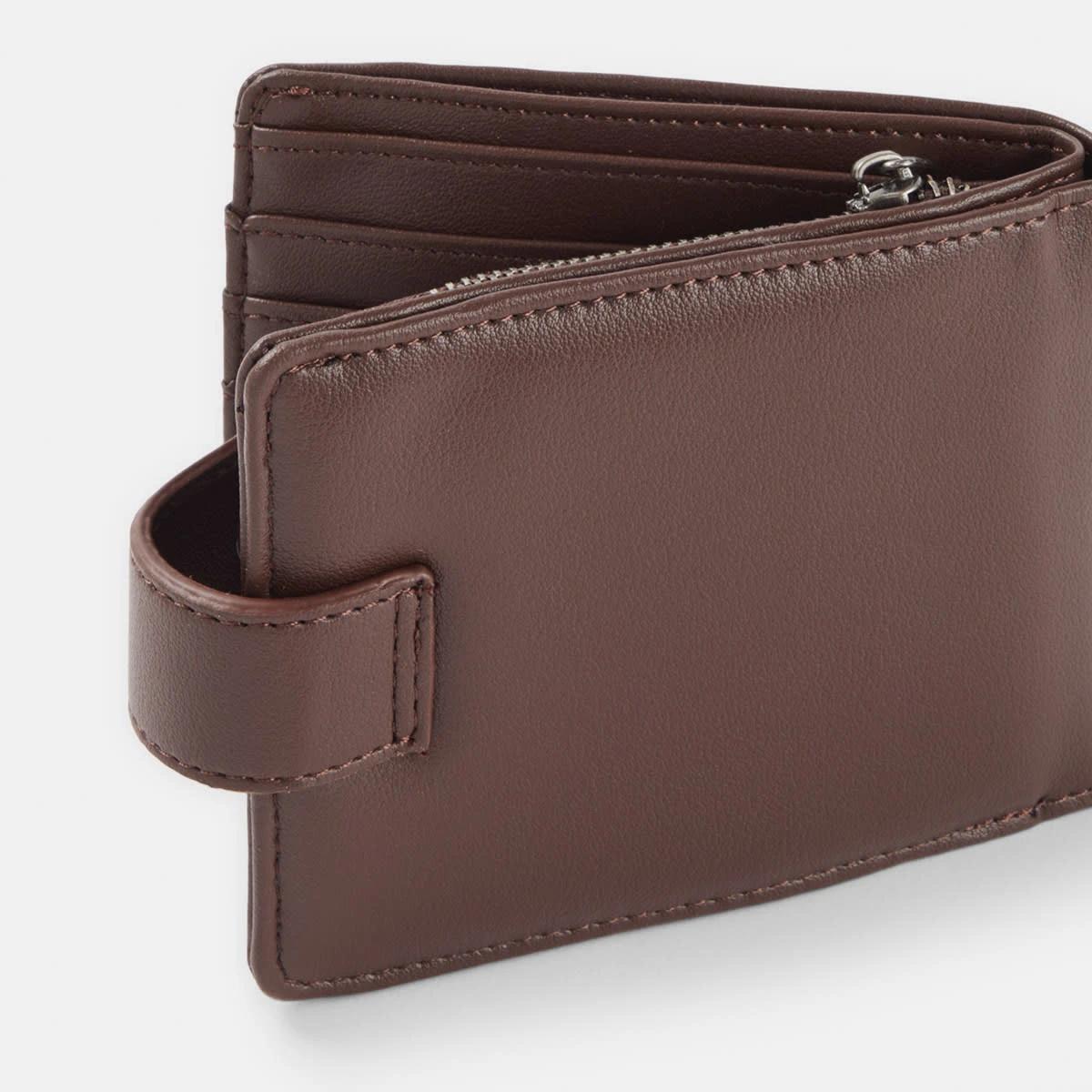 3 Wallet with Tab Chocolate, 3 of 5