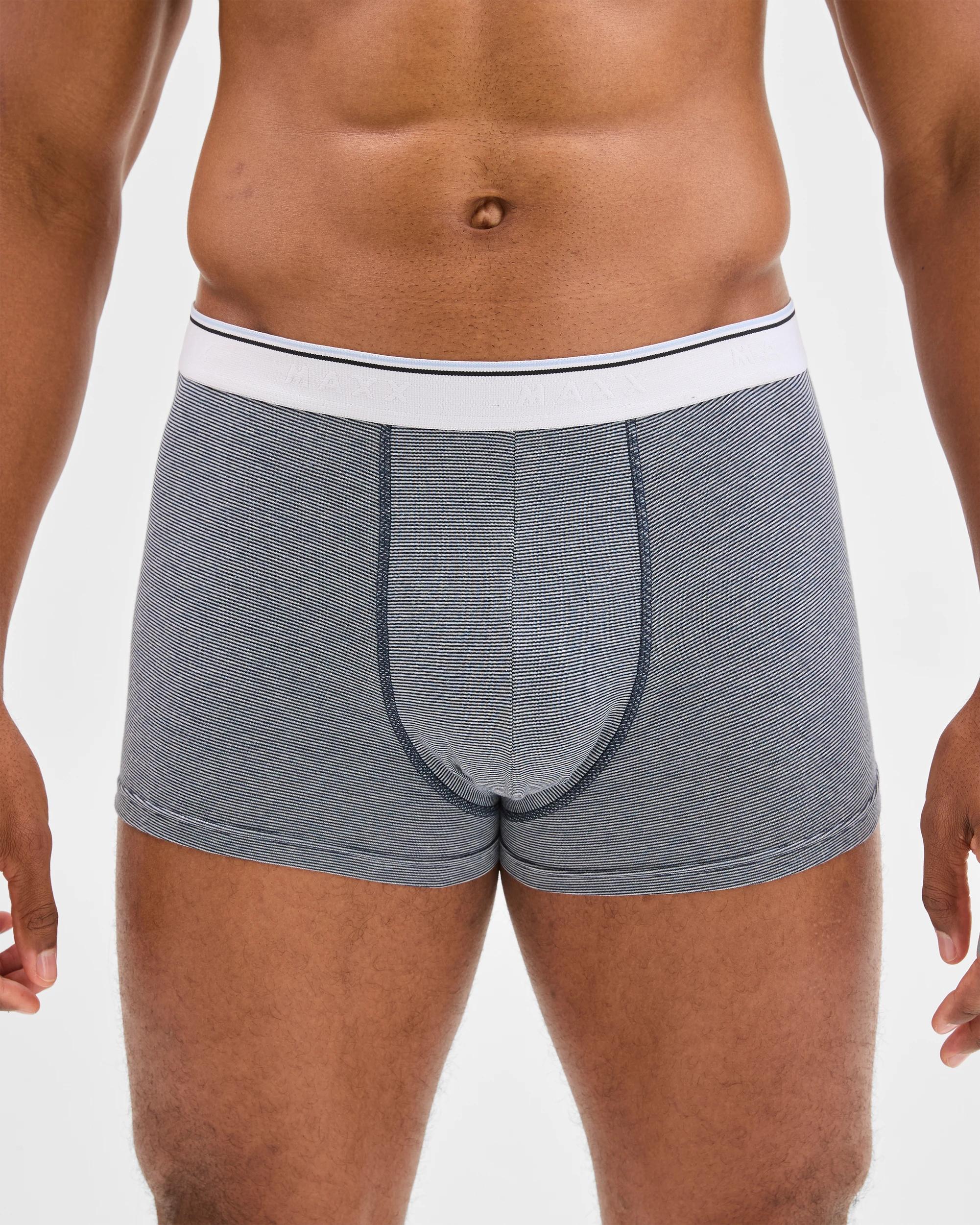 2 Maxx Australian Cotton Blend 3 Pack Hipster Trunks BLUE FEEDER, 2 of 4