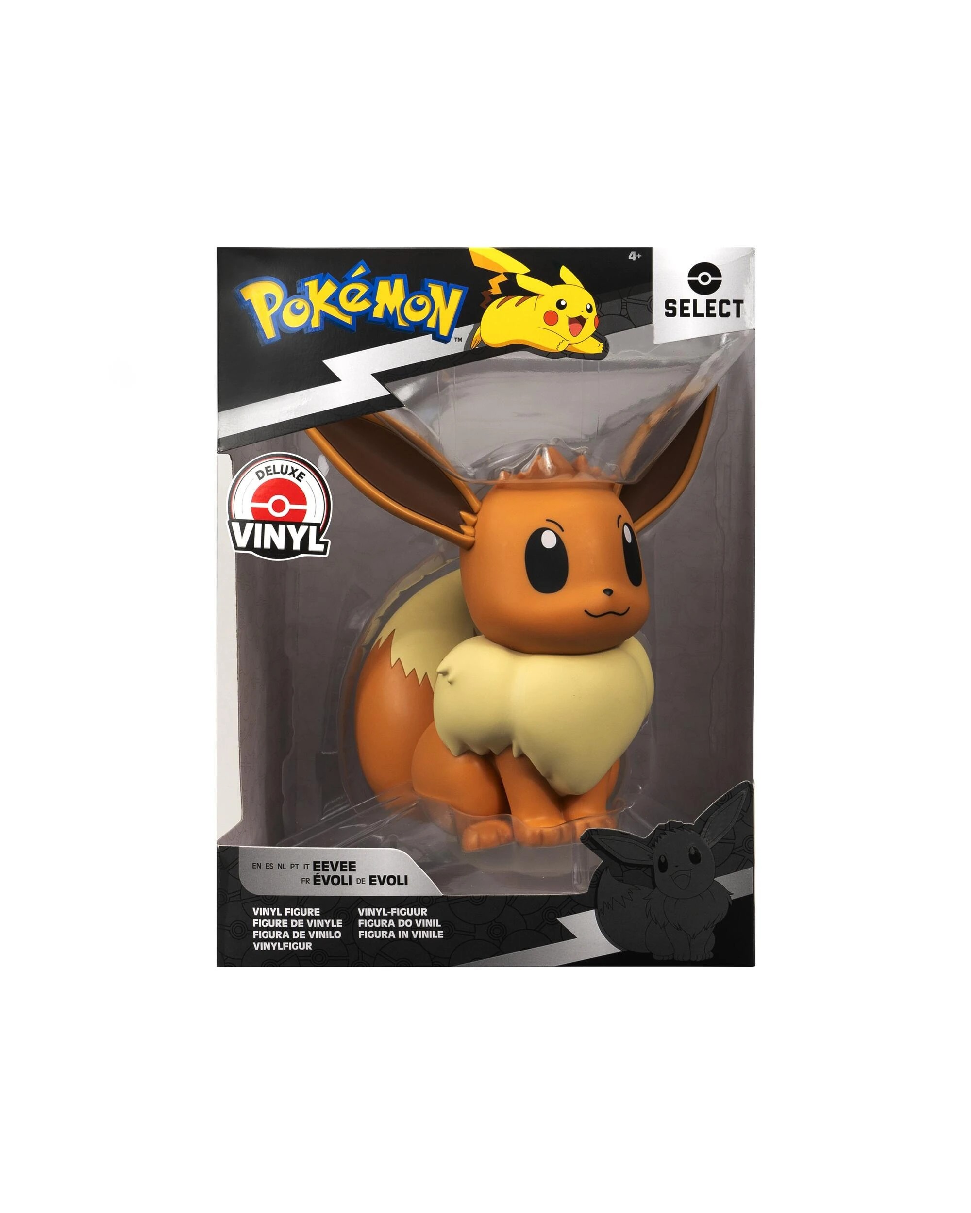 1 Pokemon Select Eevee Deluxe 8 inch Vinyl Figure, 1 of 4
