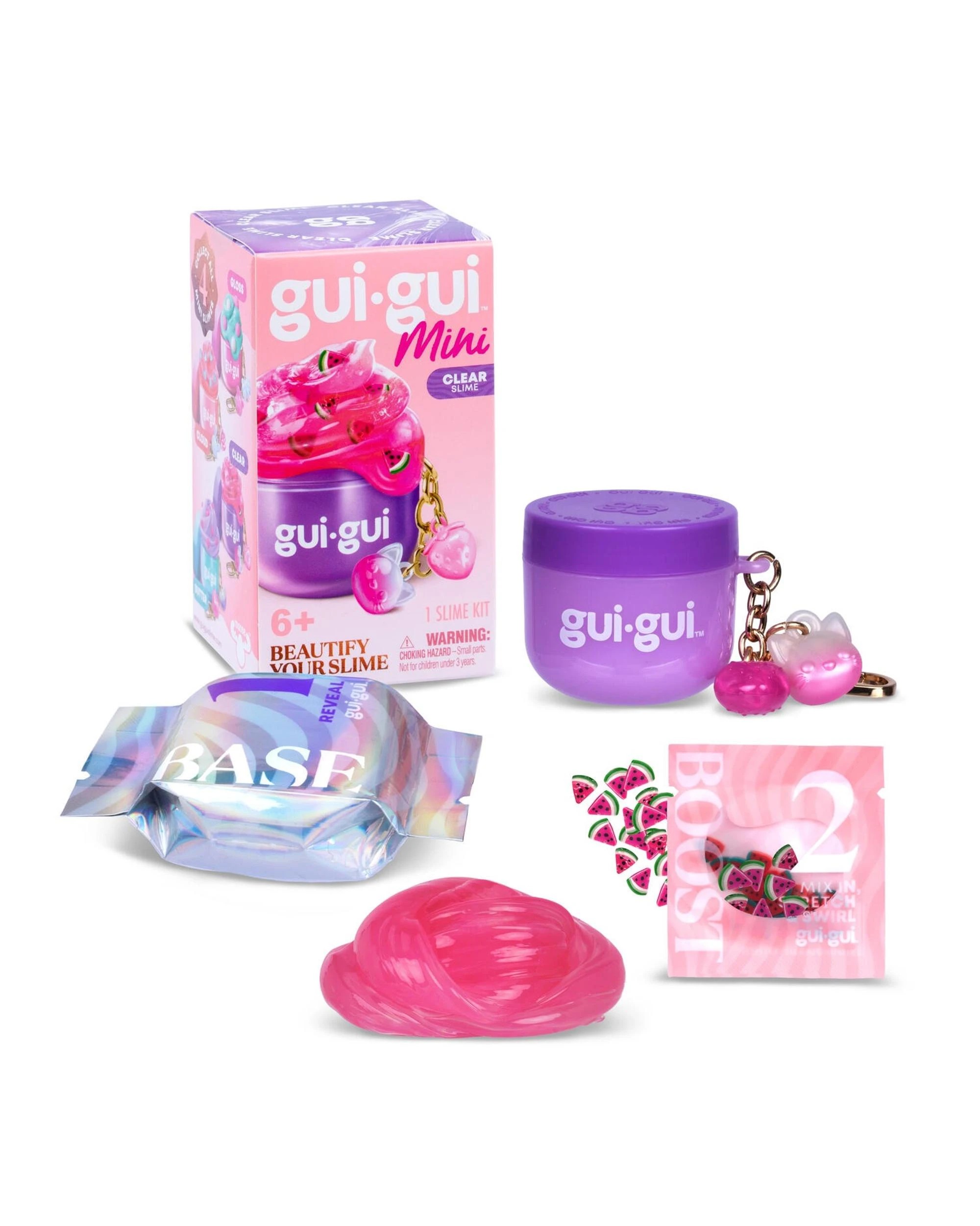 7 Gui Gui Mini Slime Keychain Assorted, 7 of 9