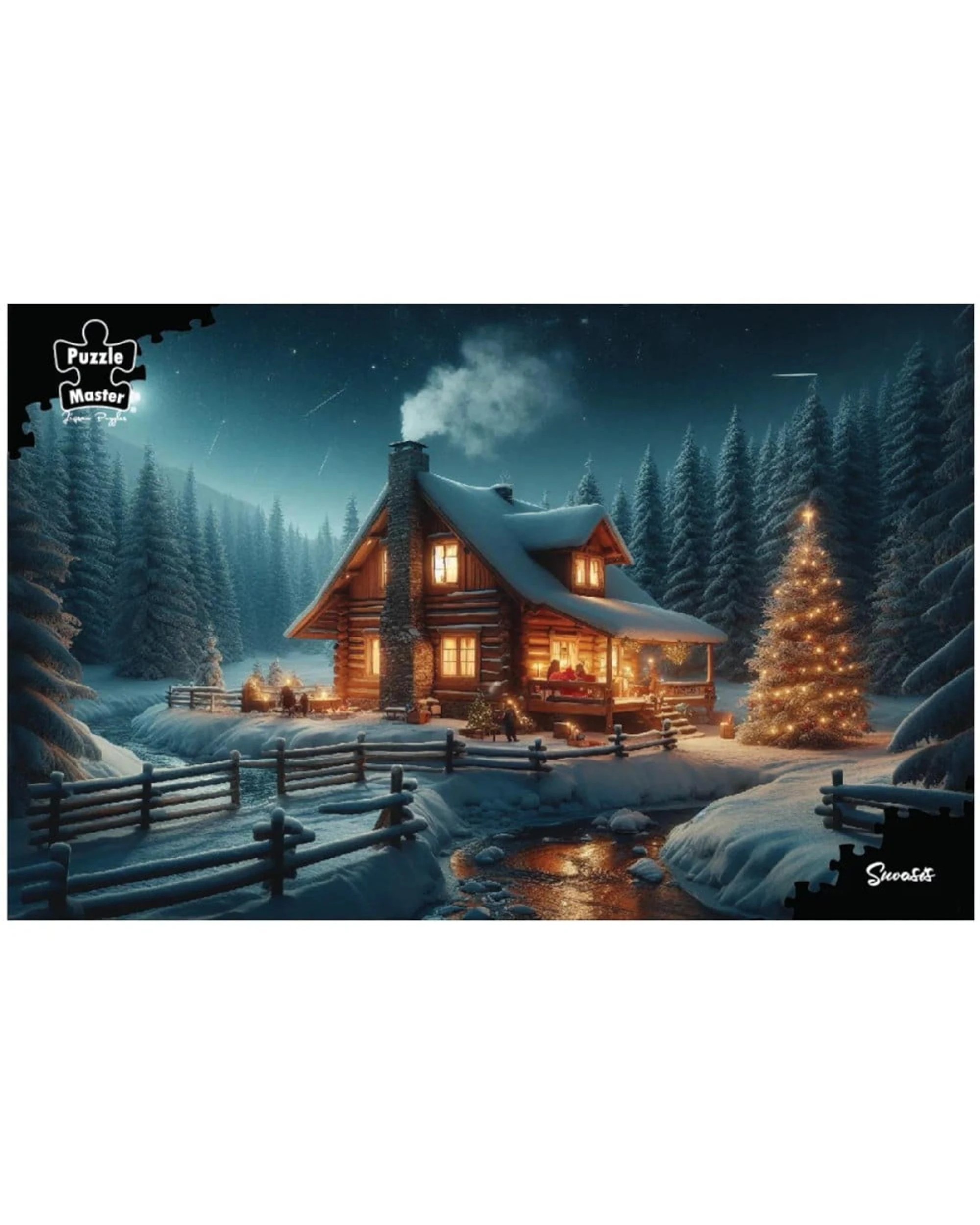 2 Puzzle Master Snowasis 1000 Piece Jigsaw Puzzle, 2 of 2