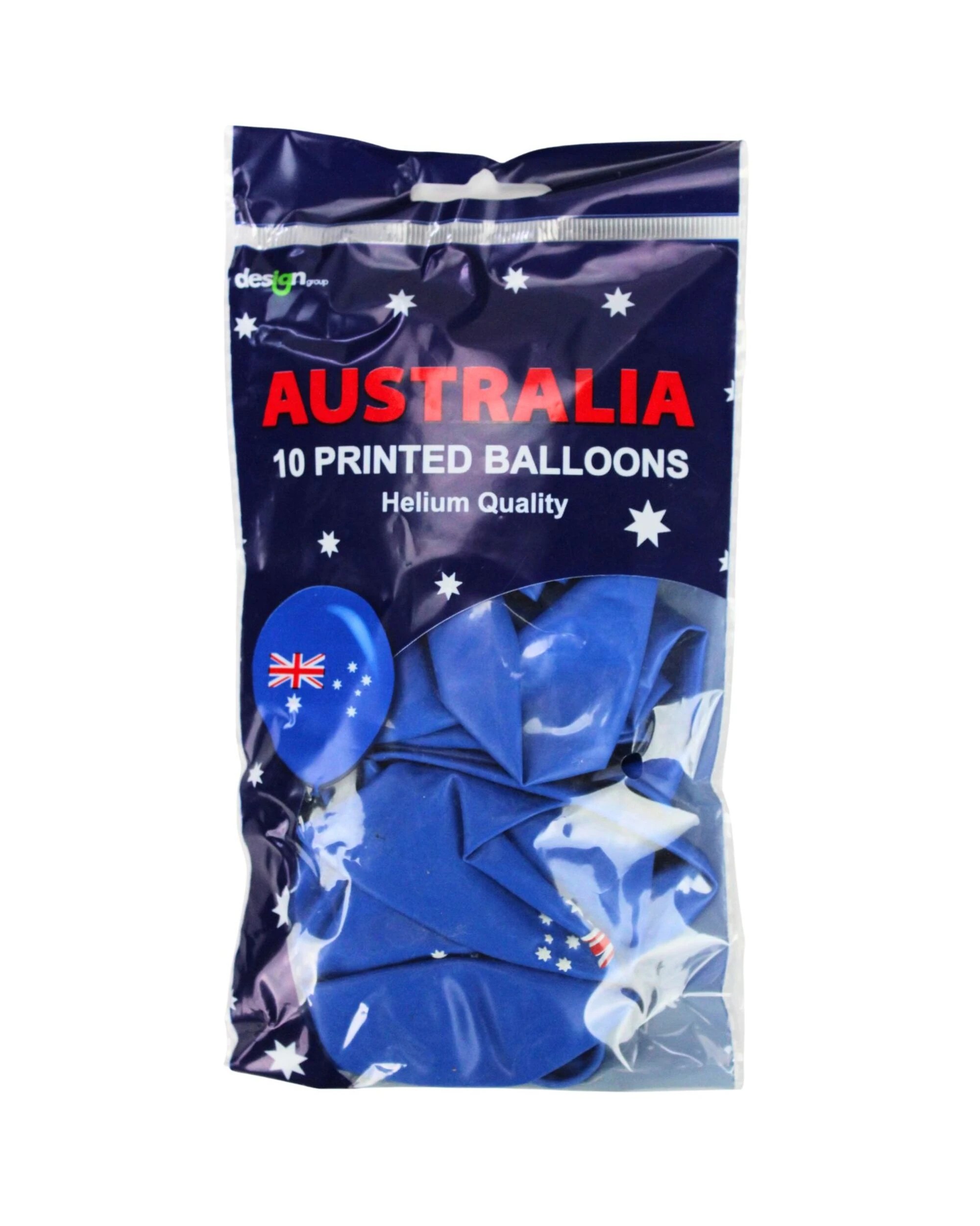 2 Artwrap Australian Flag Latex Balloons 30cm Pack of 10 - Blue, 2 of 3