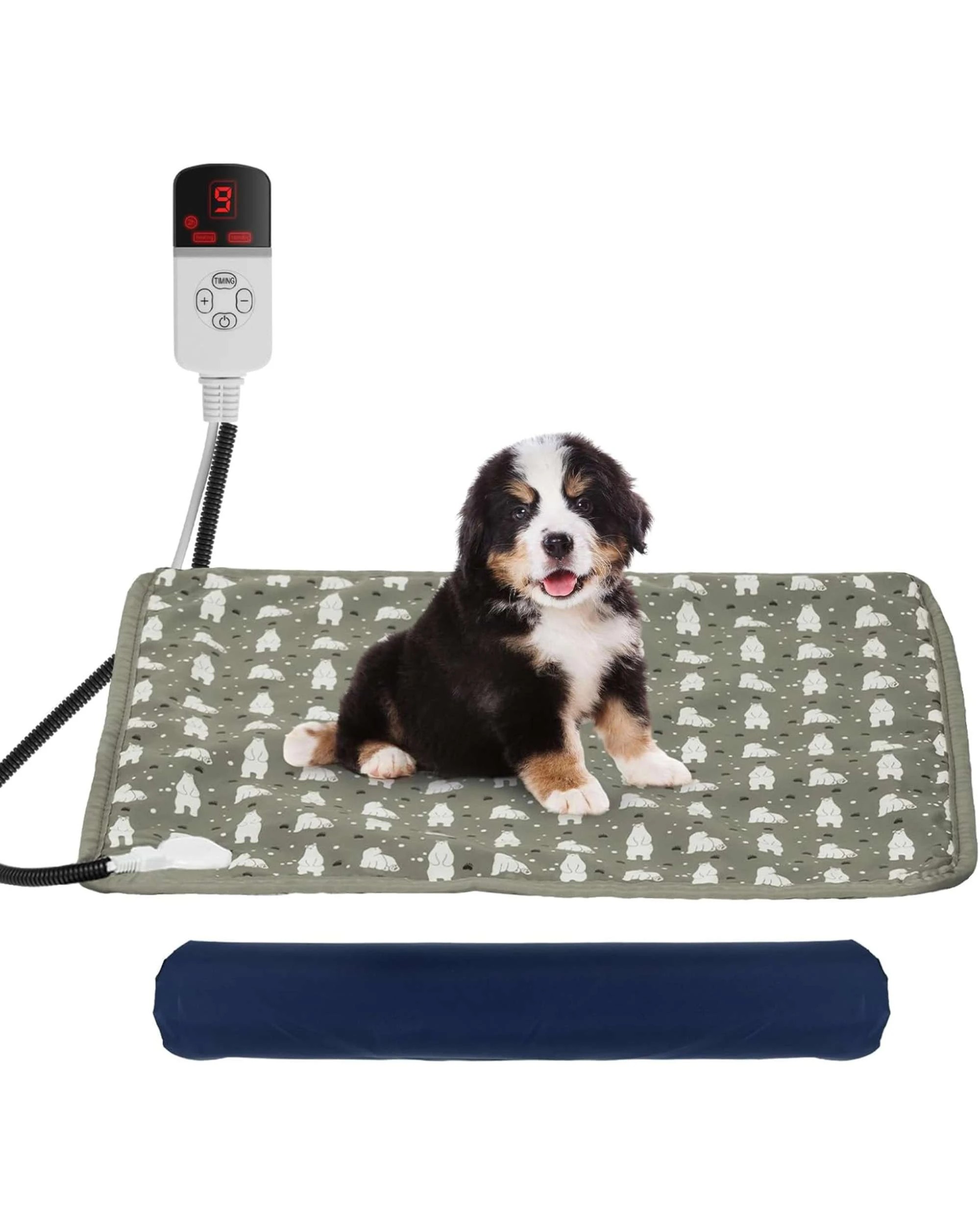 1 Advwin Pet Heating Pad 9 Temperature 4 Timer 45X45CM, 1 of 6