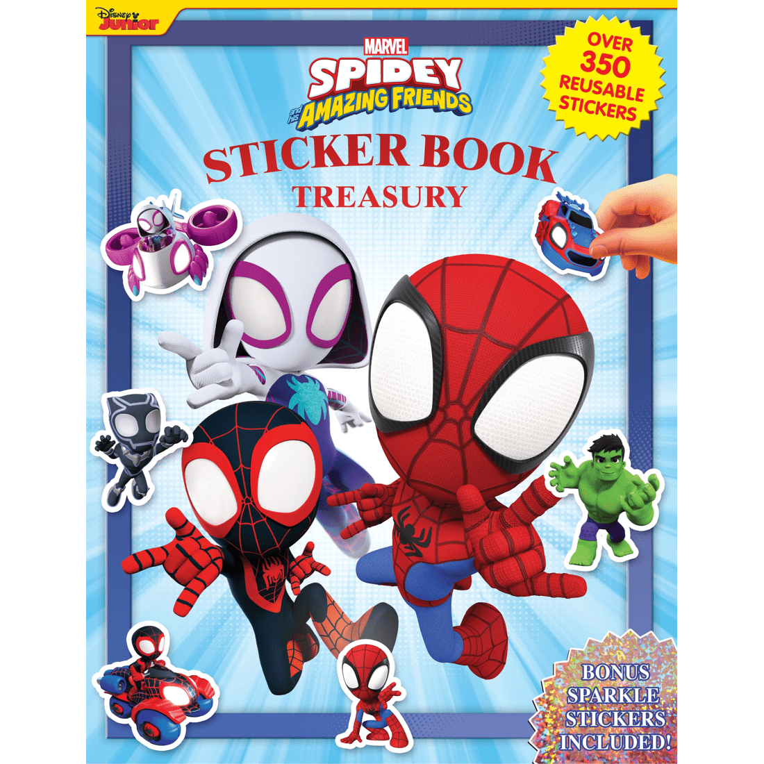 1 Sticker Book Treasury: Disney Junior Marvel Spidey and His Amazing Friends - Book, 1 of 4