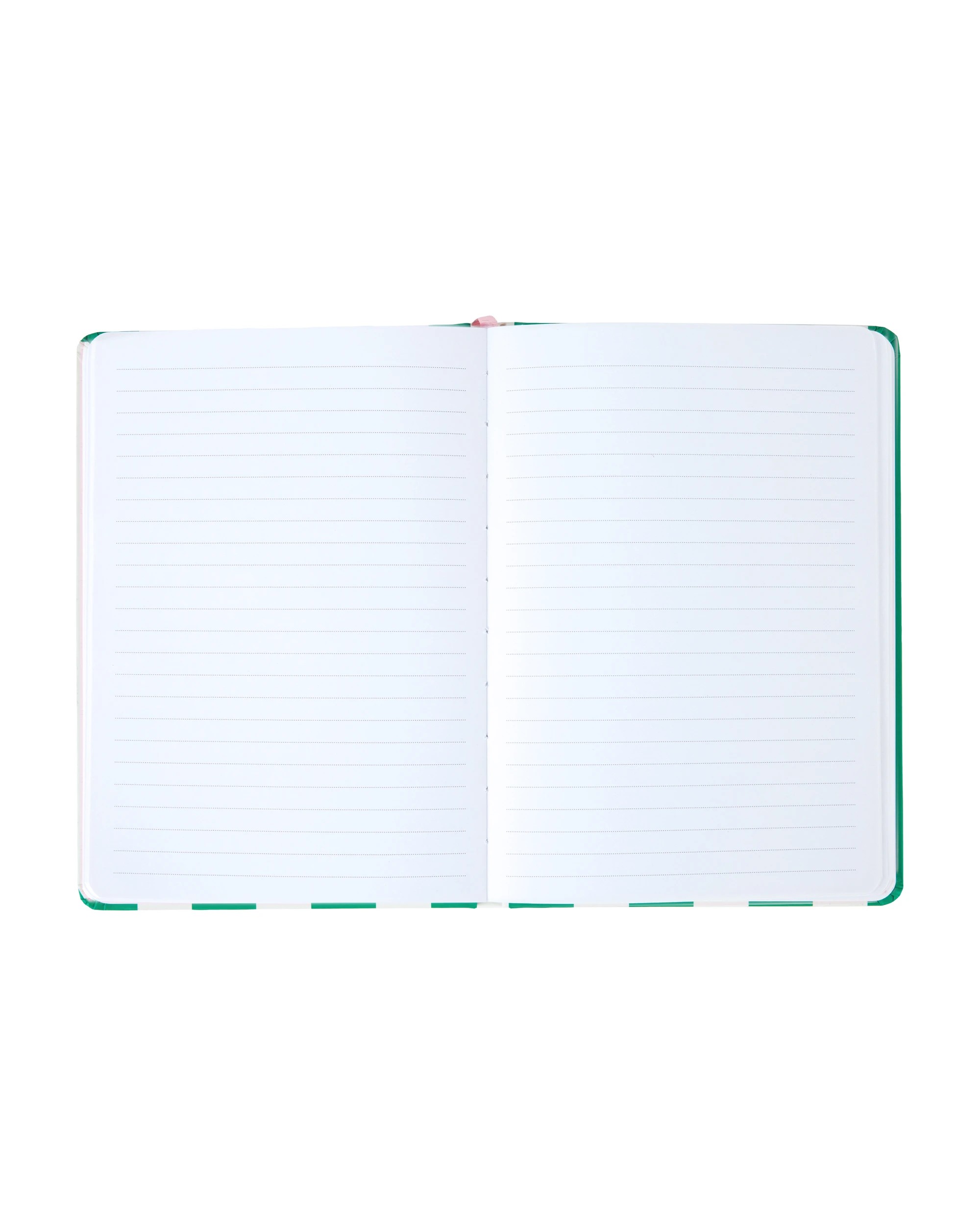 2 A5 Journal Green Stripe with Pen 80gsm 192 Pages, 2 of 6
