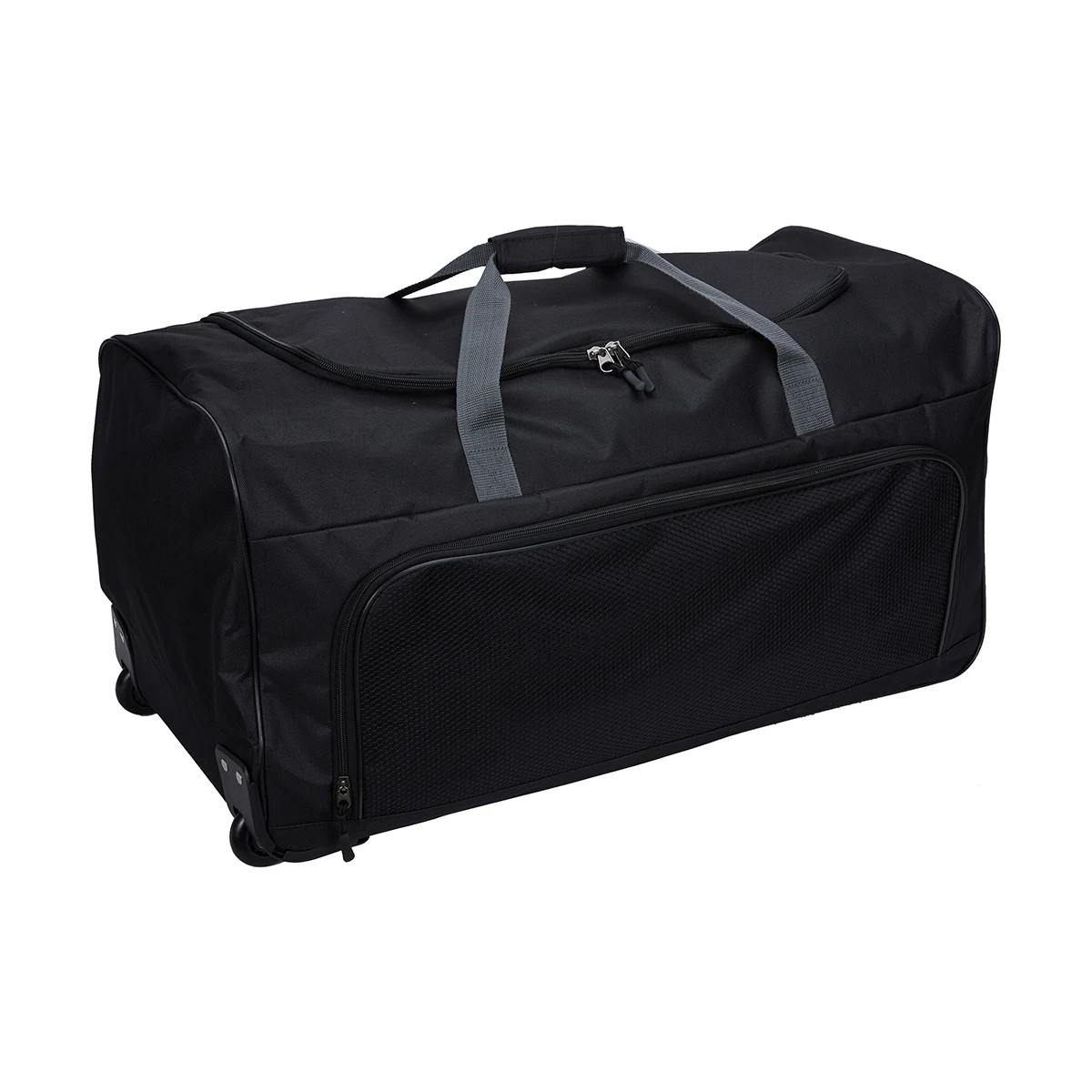 1 Large Duffle Bag with Wheels - Black, 1 of 8