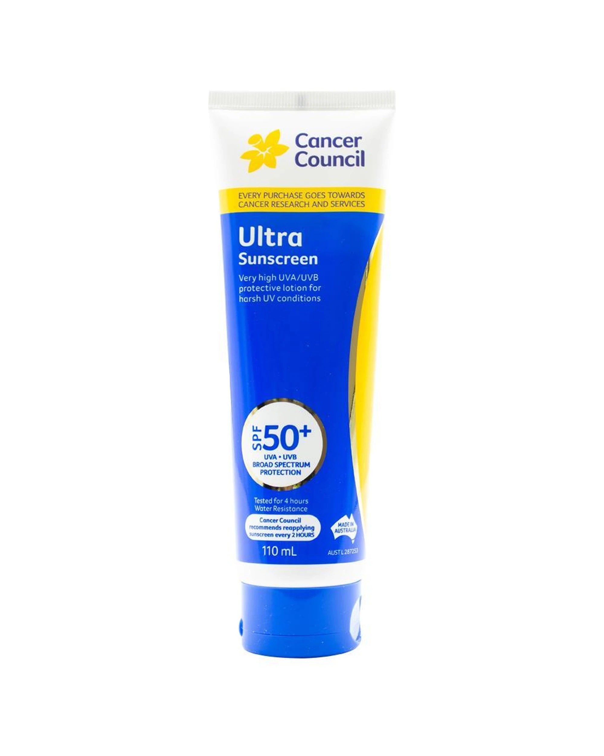 2 Cancer Council 3pk Ultra Sunscreen SPF50 Plus Body Lotion 110ml - Multi, 2 of 3