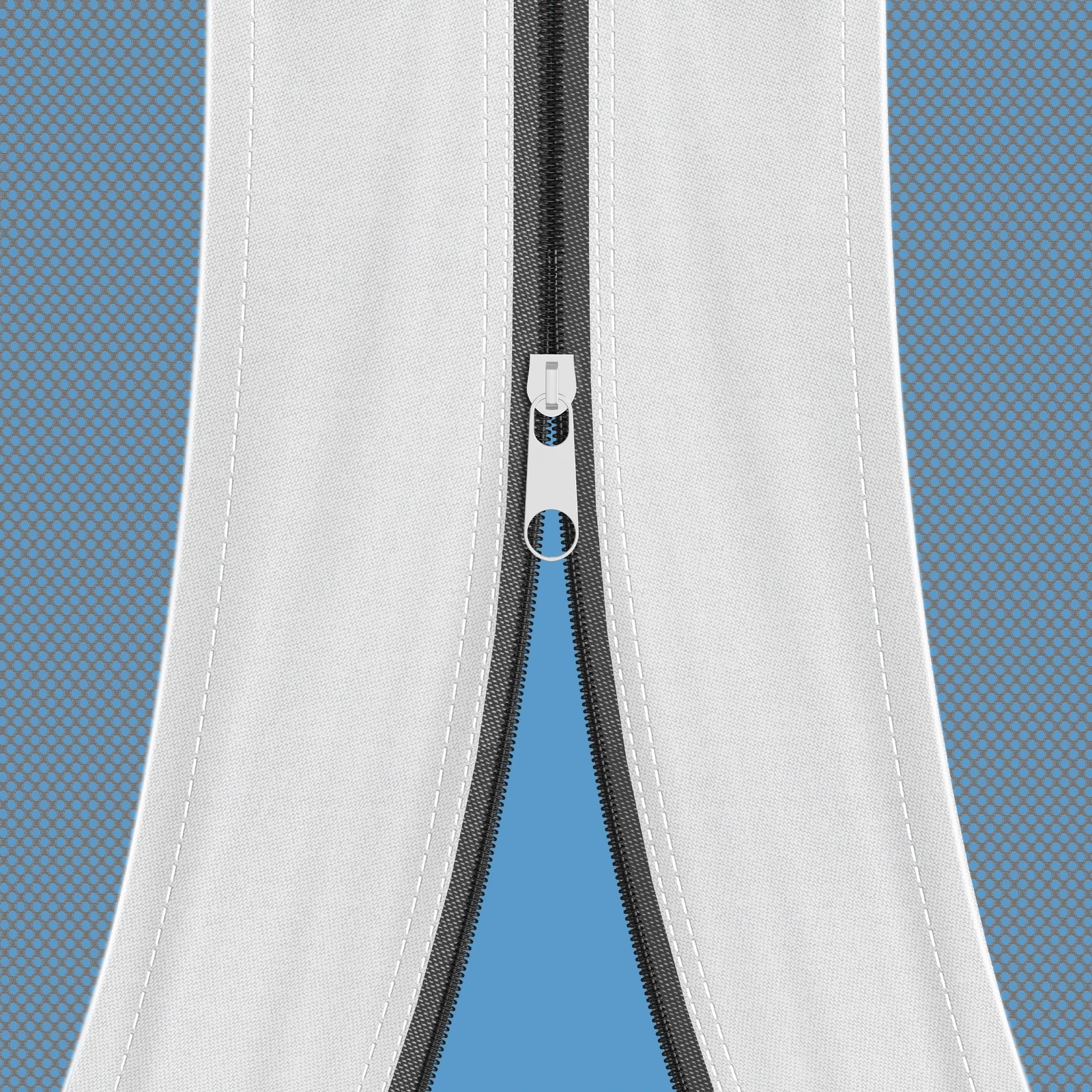 9 Alfordson Pop Up Marquee Outdoor Tent Mesh Wall 3x3m Gazebo - White, 9 of 10