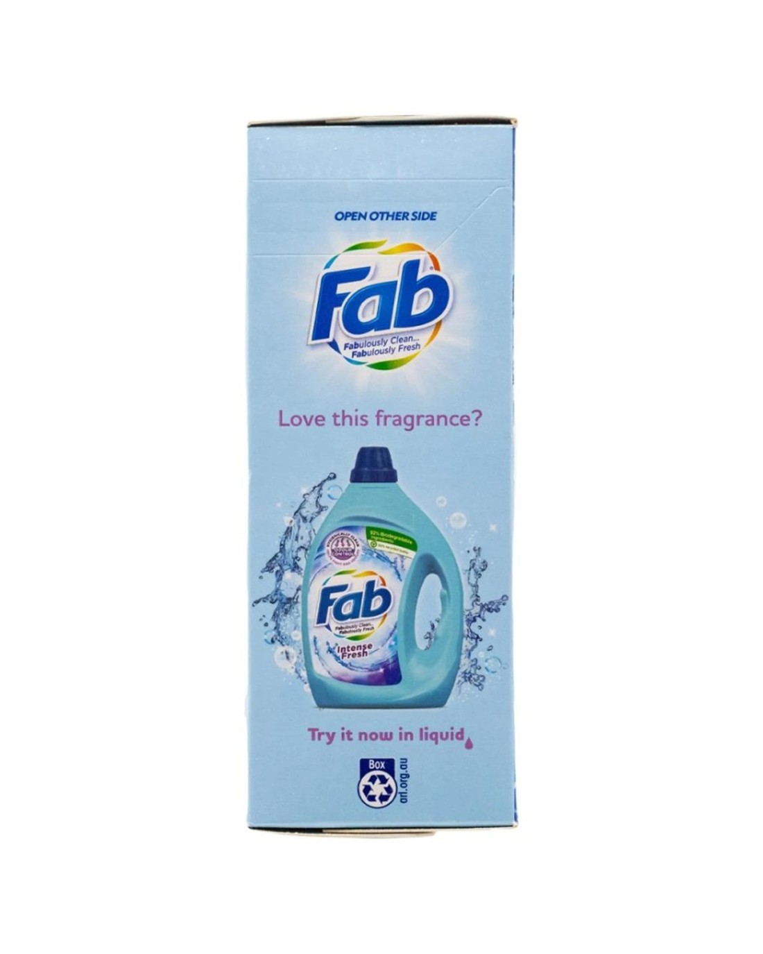 FAB Hygienically Clean Intense Fresh Laundry Powder 6pk 1.8kg Odour ...