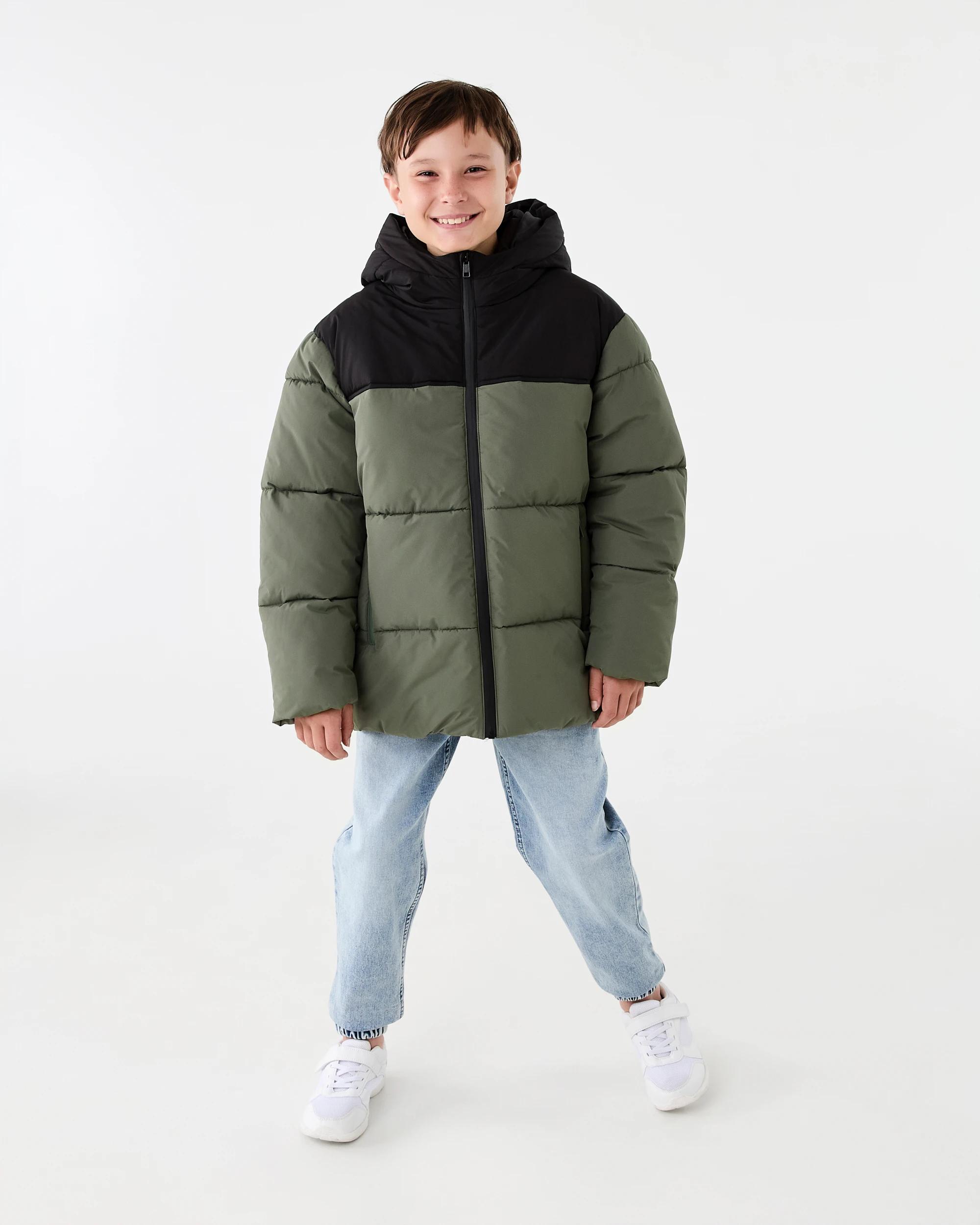 7 Premium Puffer Jacket Grn Beetle, 7 of 7