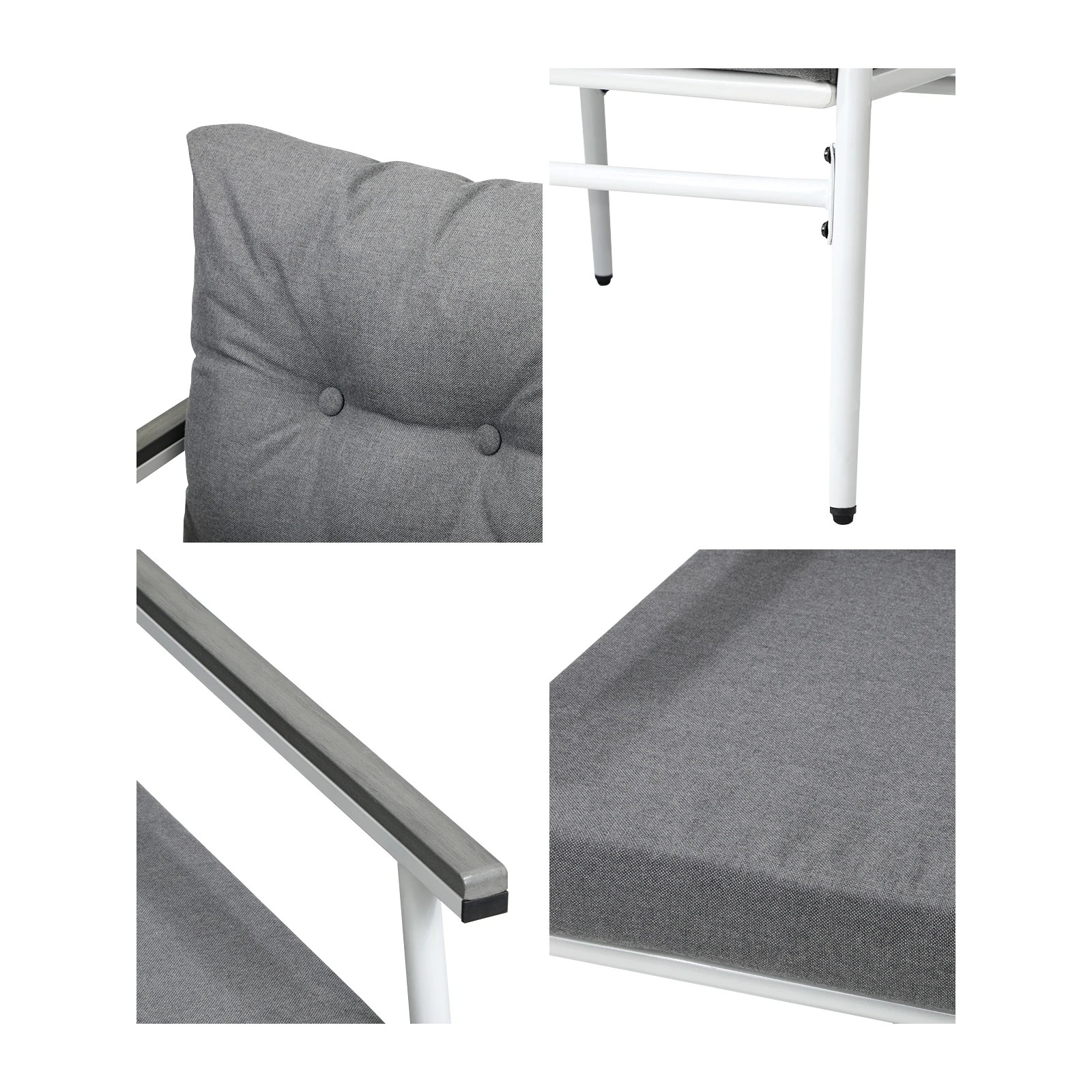 5 Livsip 2PCS Outdoor Chairs Setting Garden Patio Armchair Lounge Sofa - Multi, 5 of 9