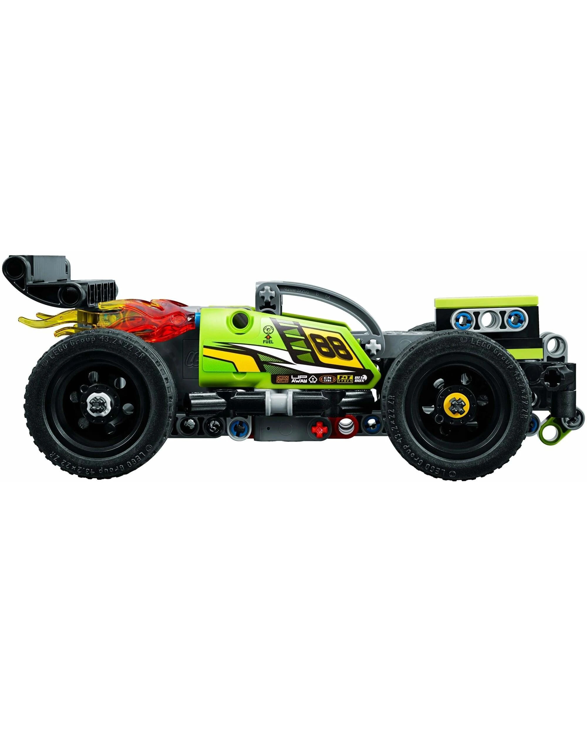 3 LEGO 42072 WHACK! Pull-back Race Car, 3 of 5