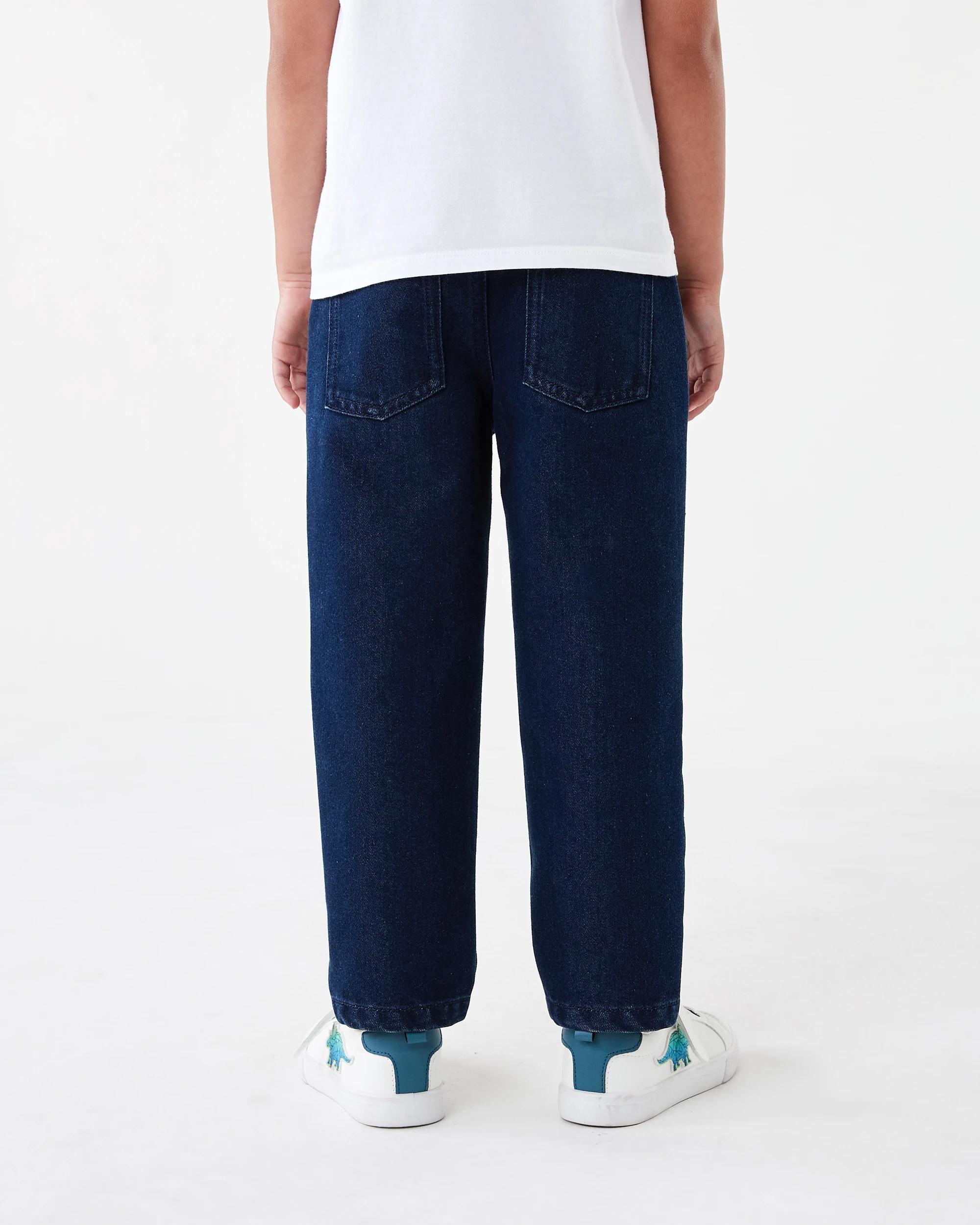 2 Basic Denim Jeans Dk Indigo, 2 of 6