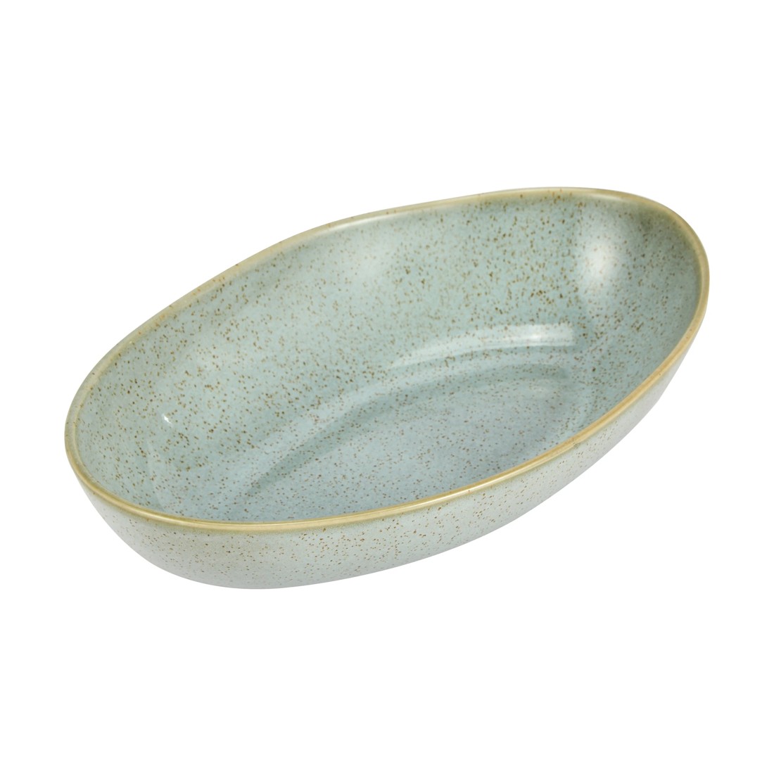 1 Green Glazed Serving Bowl, 1 of 7