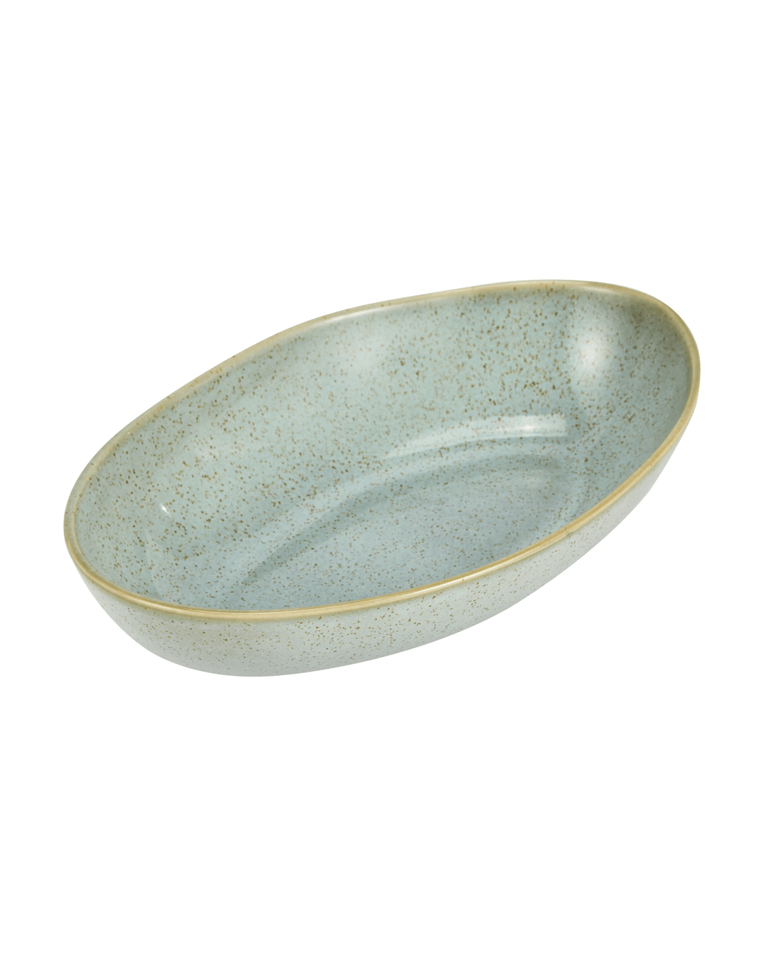 1 Green Glazed Serving Bowl, 1 of 7