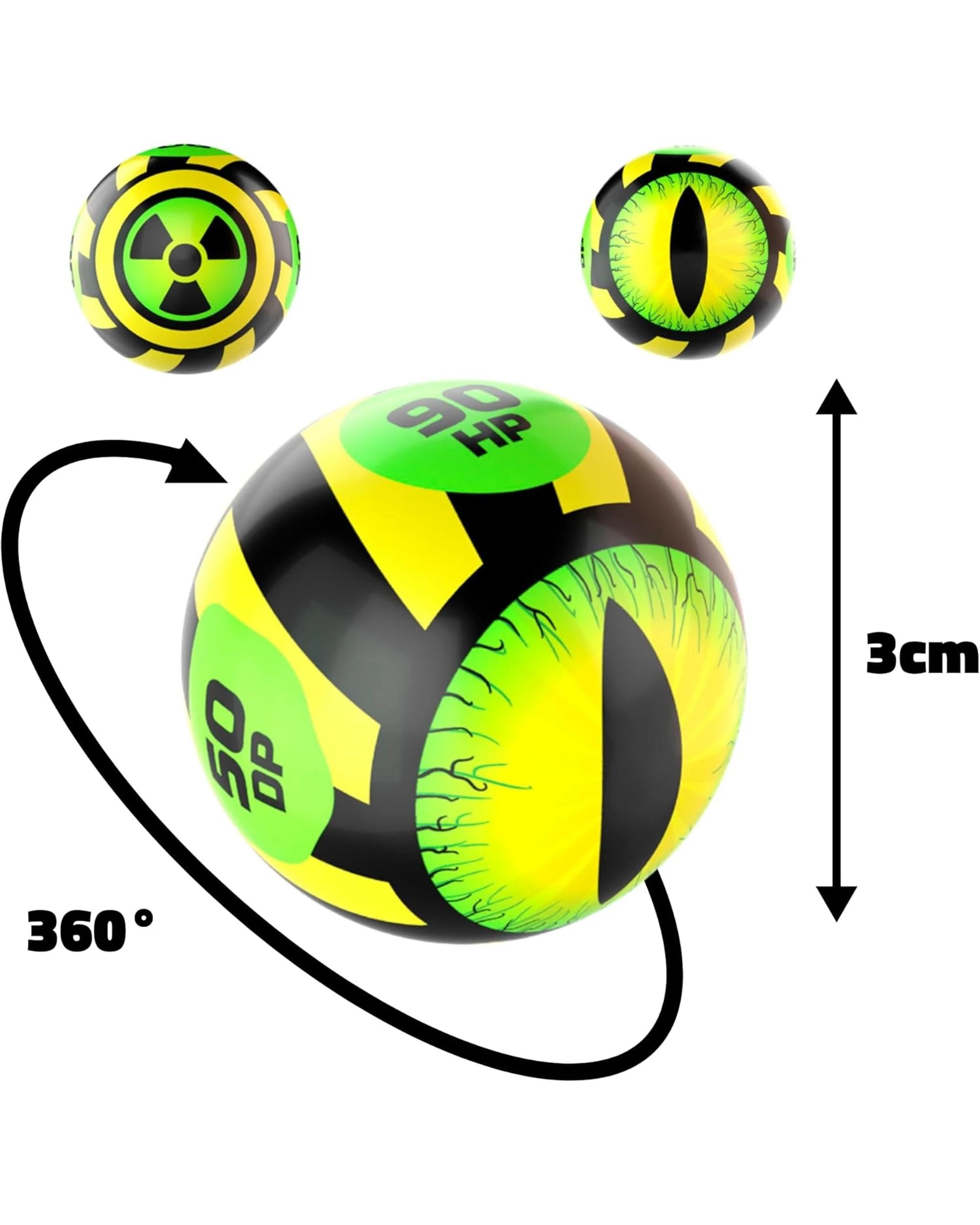 3 Freak Marbles Drawstring Mesh Bag Assorted 3 Pack, 3 of 3