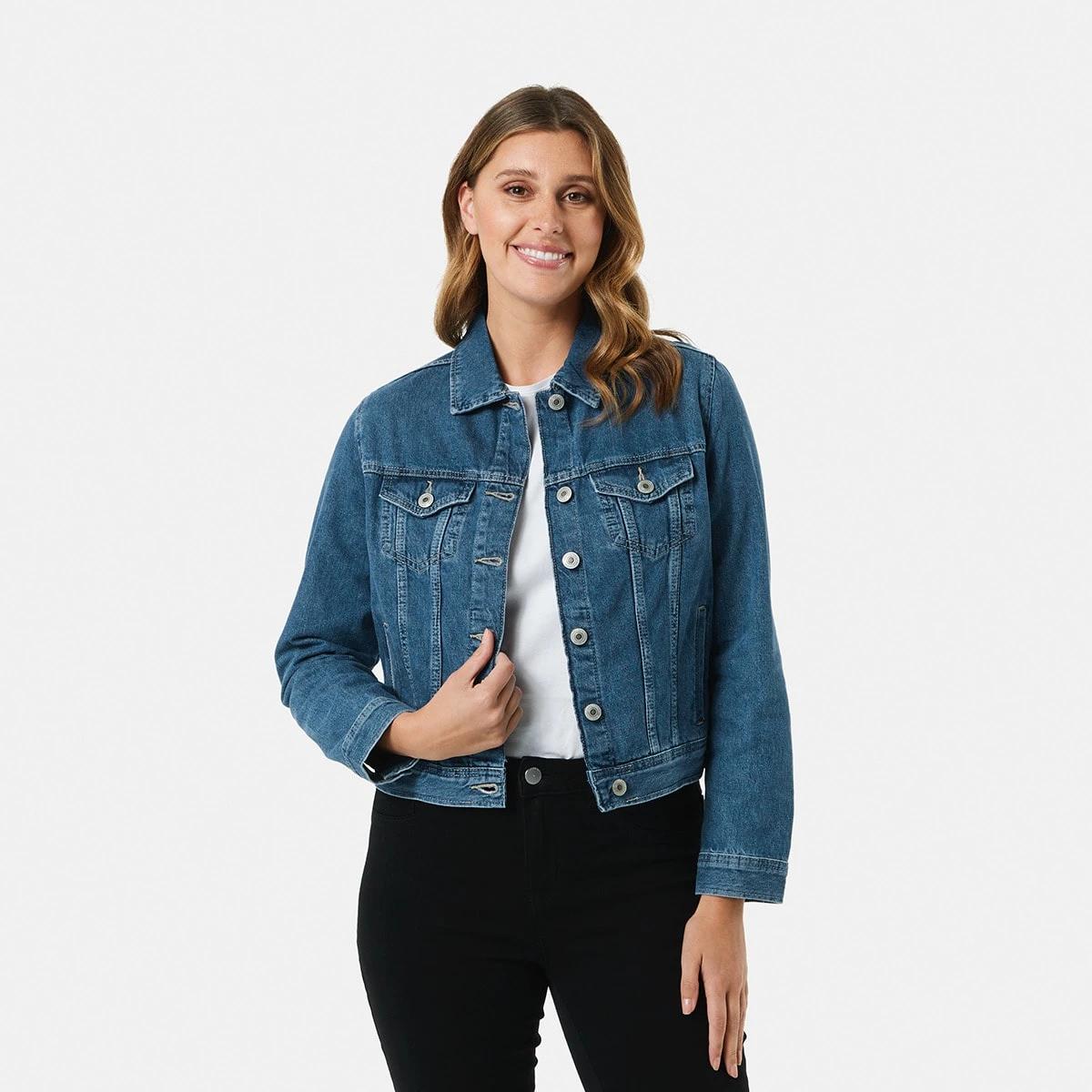 1 Denim Jacket MID WASH, 1 of 7